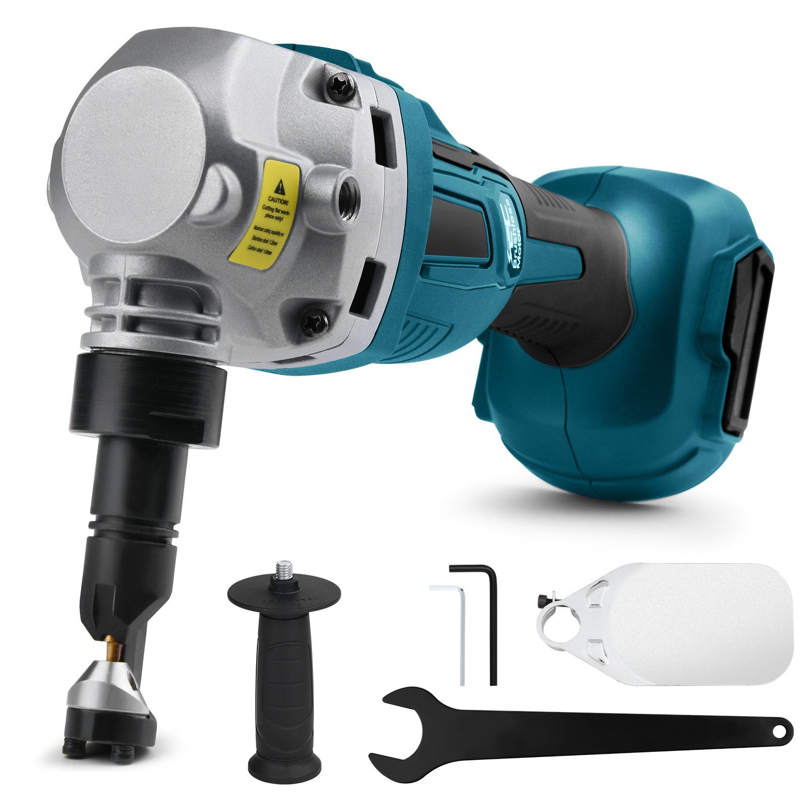 XERSEK Akku-Knabber Blechknabber Kompatibel mit Maikita 18V Akku, 800W 2200 U/min Bürstenlose Blechschere Elektrisch