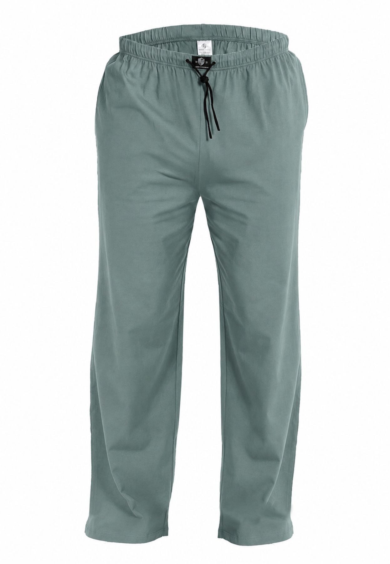 HAASIS Bodywear 1919 Pyjamahose Herren Jerseyhose 77125873-2XL (1-tlg) Leichte Pyjamahose, Seitentaschen, Kordel