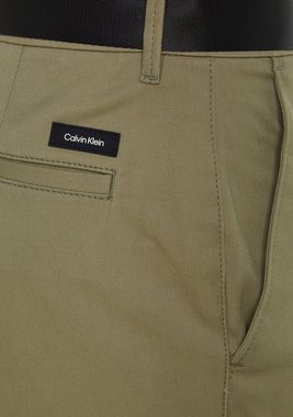 Calvin Klein Stoffhose mit praktischem Gürtel