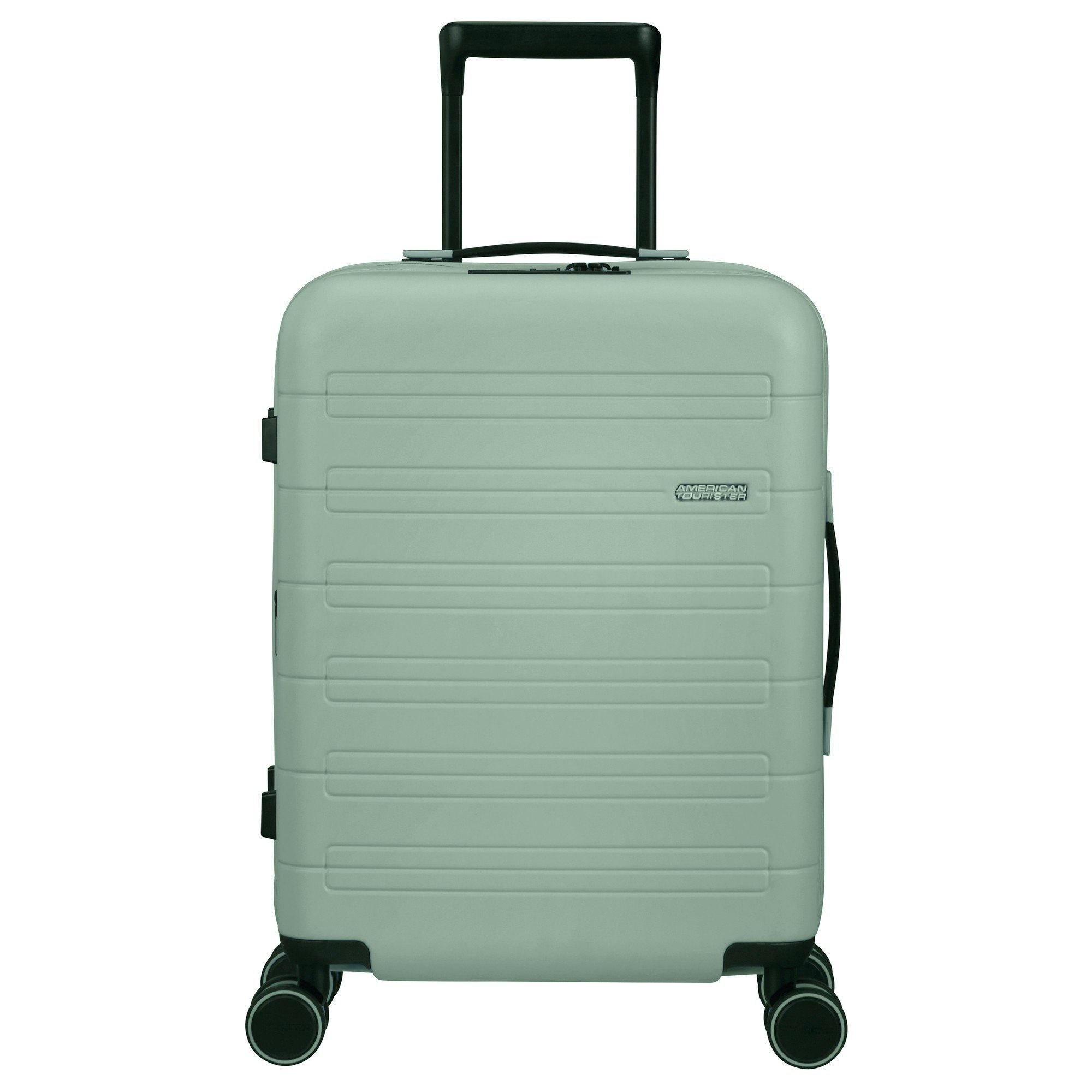 American Tourister® Handgepäck-Trolley Novastream - 4-Rollen Kabinentrolley 55 cm erw., 4 Rollen Rollen nomad green