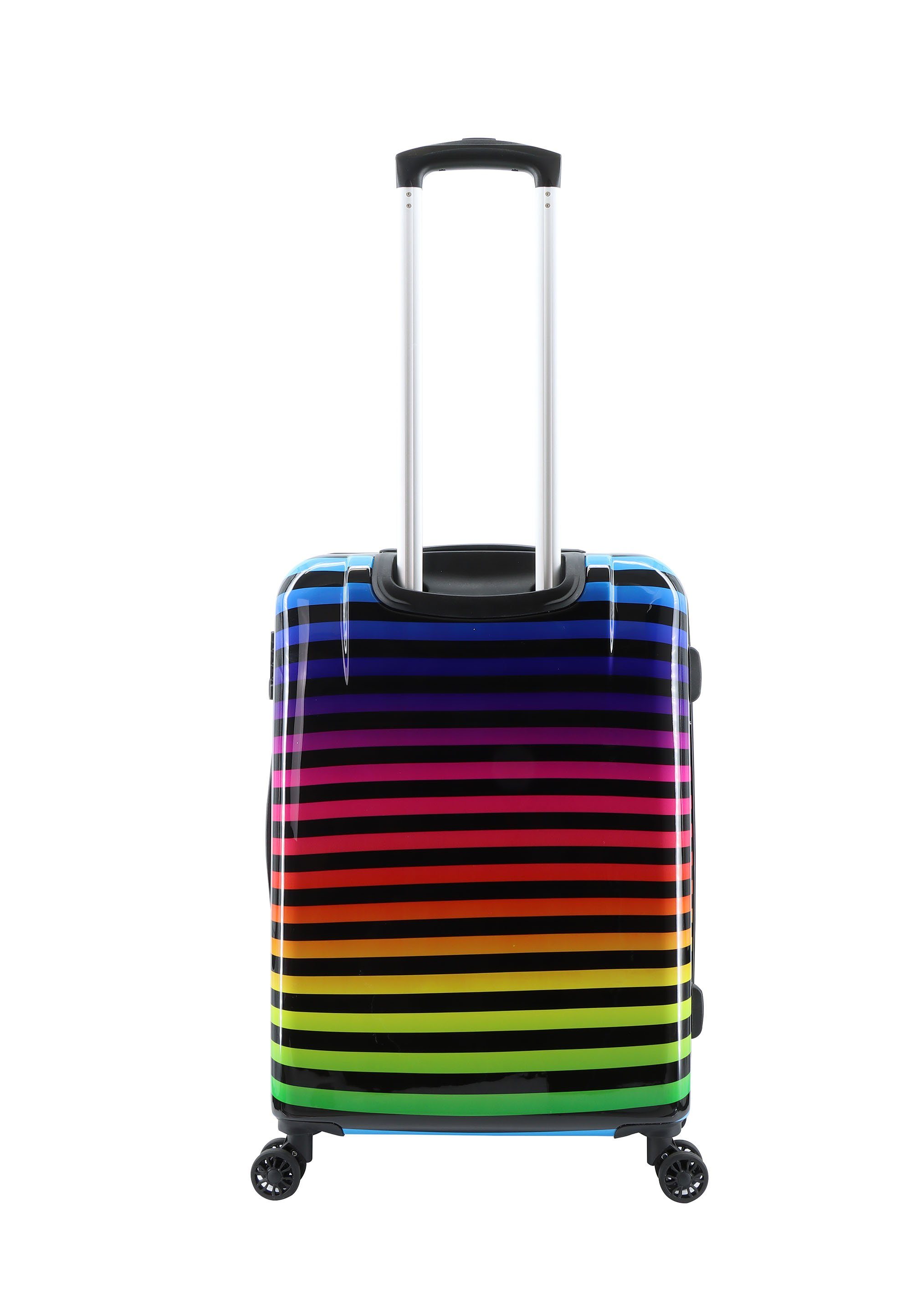 Koffer Polycarbonat-Material Strip, Saxoline® Color aus