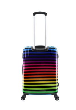 Saxoline® Koffer Color Strip, aus Polycarbonat-Material