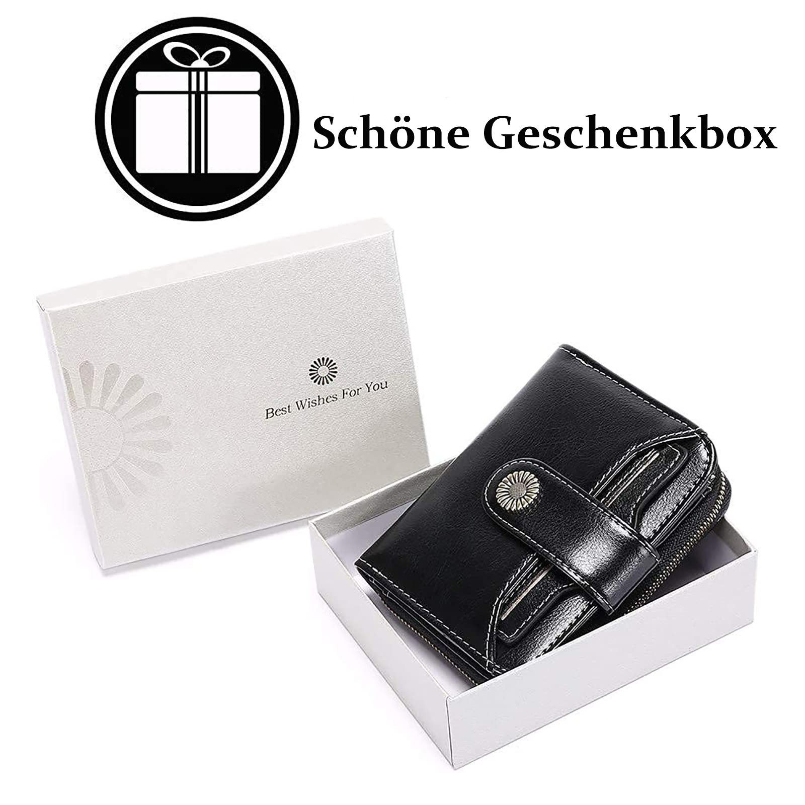 TAN.TOMI Brieftasche Geldbörse Damen Klein, Geldbeutel günstig online kaufen