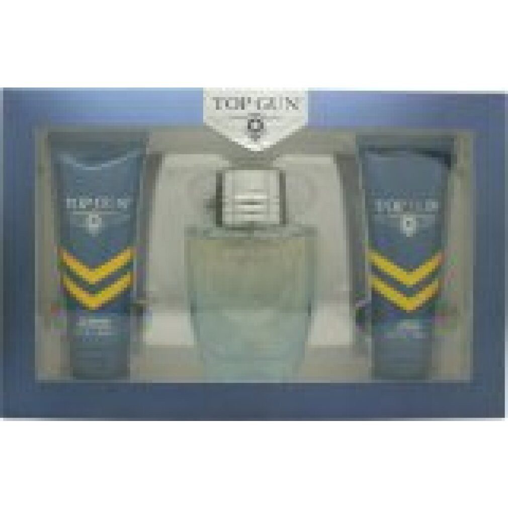 TOP GUN Eau de Toilette Rivet Geschenkset 100ml EDT + 100ml Duschgel + 100ml Aftershave Balsam