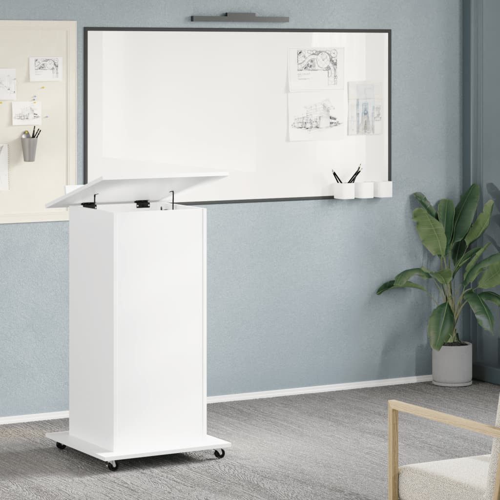 vidaXL Schreibtisch Rednerpult mit Rollen & günstig online kaufen