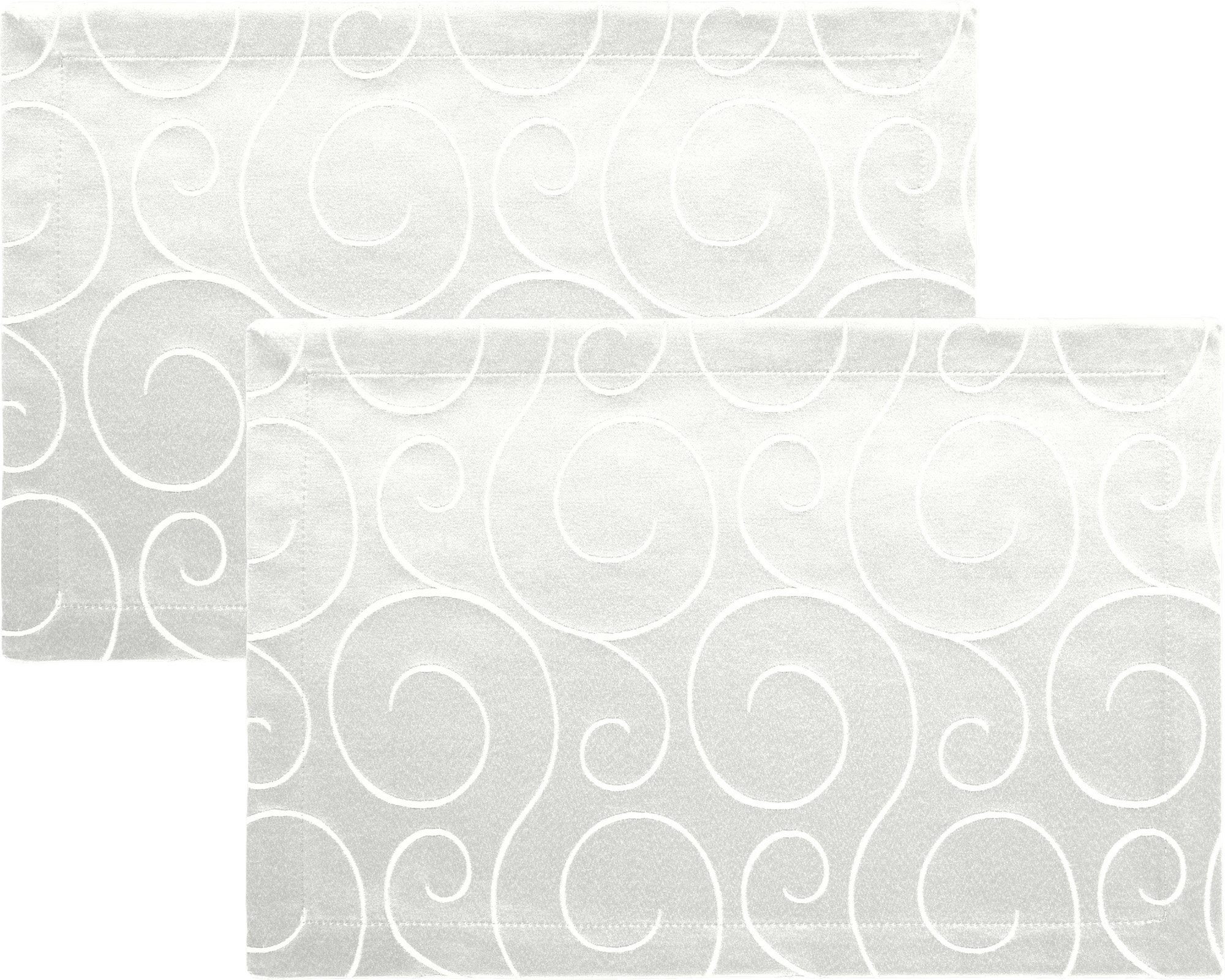 Erwin Müller Platzset Tischset 2er-Pack, Damast Uni