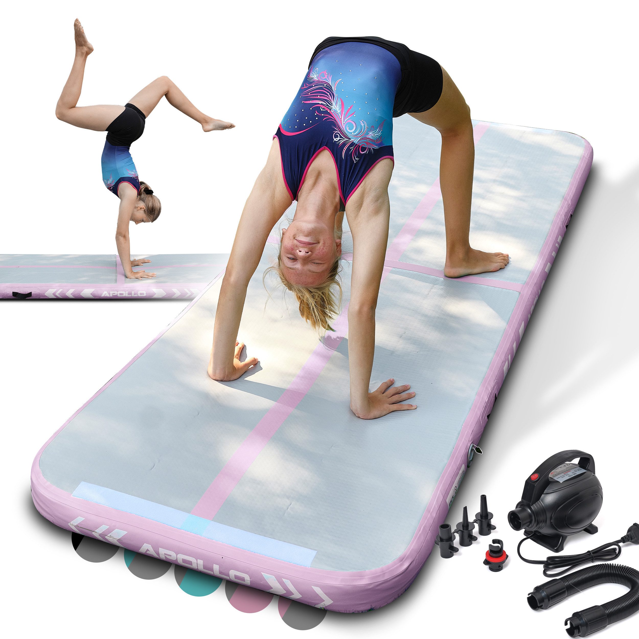Gymnastikmatte Air Mat Pro - Airtrack Matte für Gymnastik, Yoga und Pilates