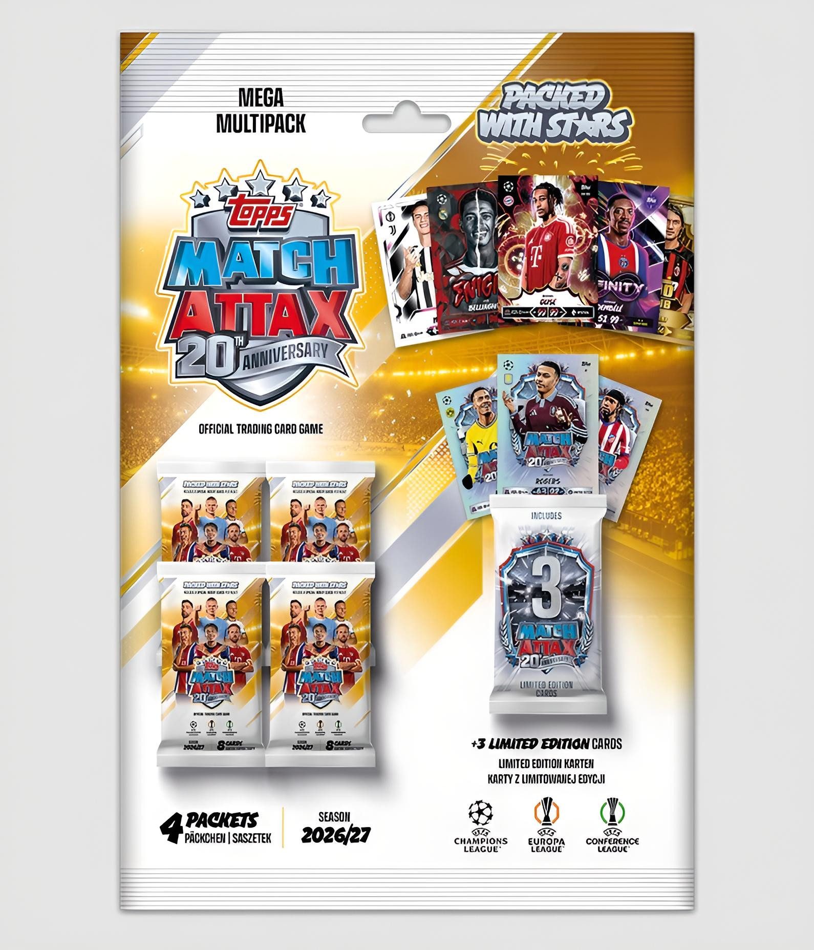 Topps/Merlin Sammelkarte 2026-27 Match Attax UEFA Club Competiti. Multipack