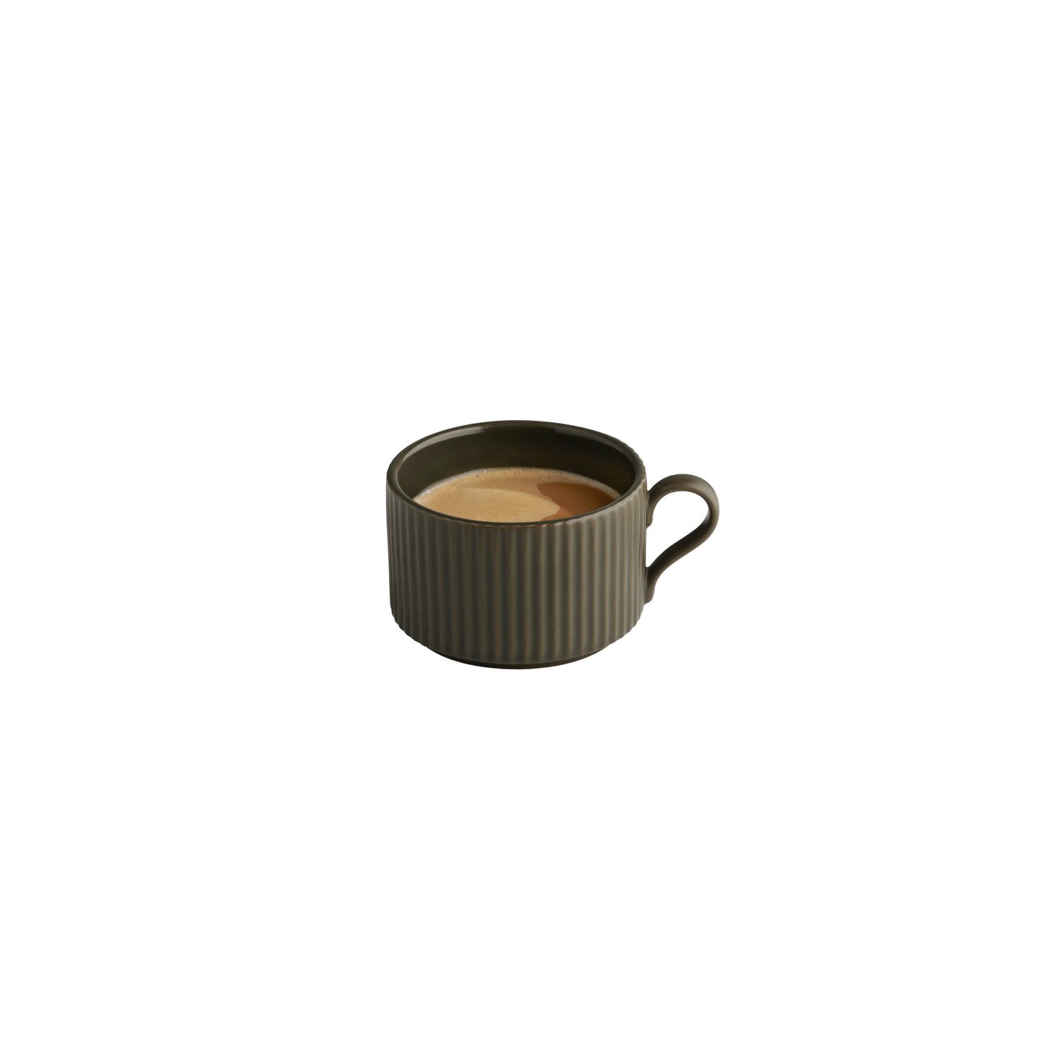APS Cappuccinotasse THE GRID, 6-tlg., Porzellan, Ø 9 cm, H: 6 cm, 200 ml, Porzellan