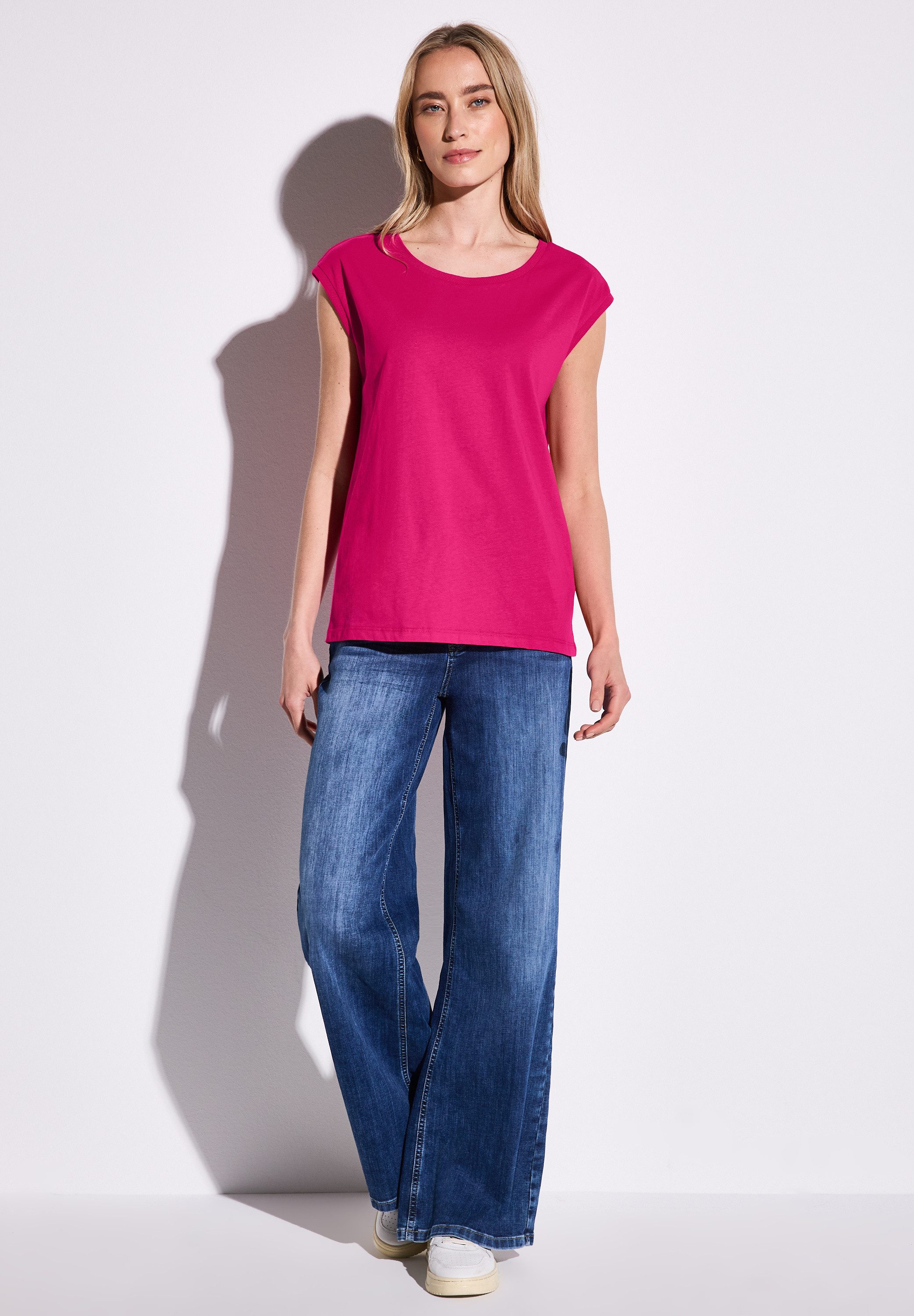STREET ONE T-Shirt aus reiner Baumwolle