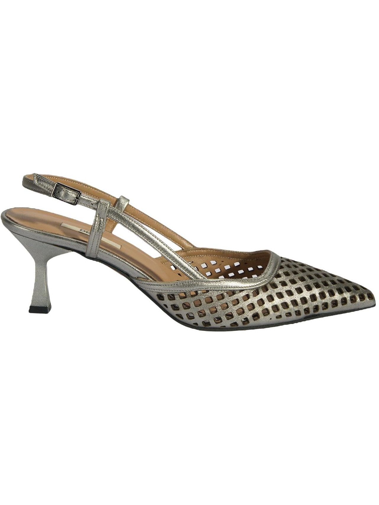 Desa Damen-Slipper – Obermaterial und Futter aus Leder, Stilettoabsatz, el Pumps