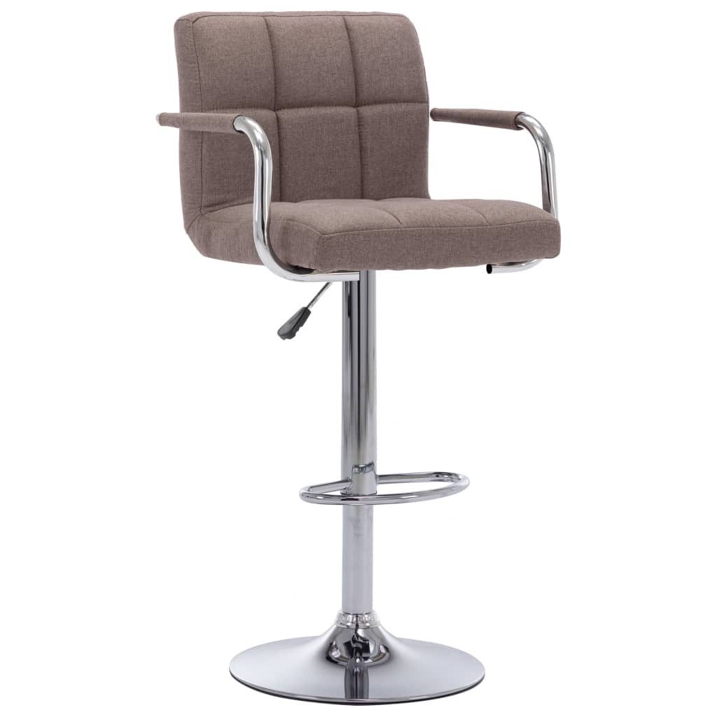 vidaXL Barhocker Barhocker Taupe Stoff (1 günstig online kaufen