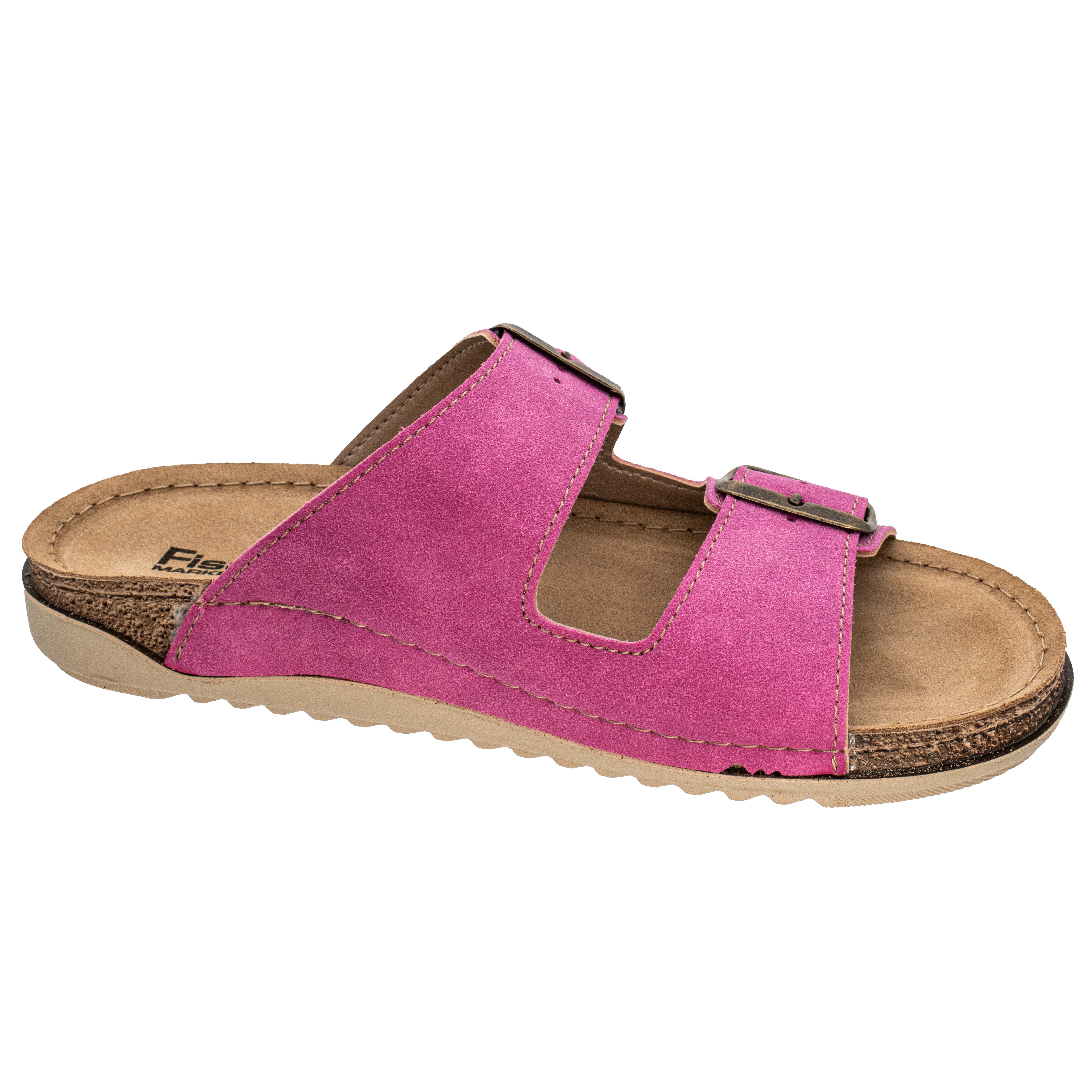 Fischer-Markenschuh Sarah Pantolette aus Nappalino, mit Fleecefutter und ge günstig online kaufen