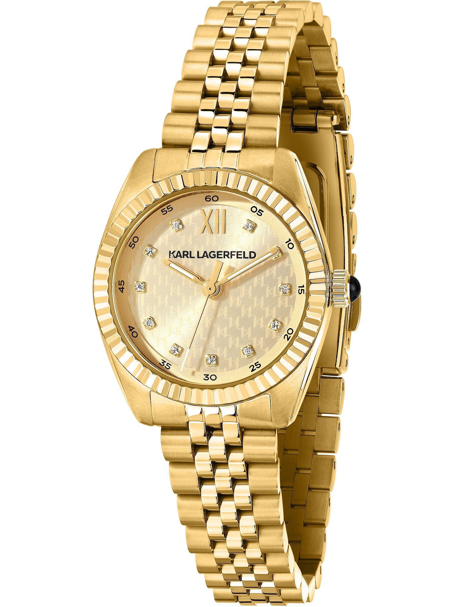 KARL LAGERFELD Quarzuhr Karl Lagerfeld Damen-Uhren Analog Quarz, Klassikuhr