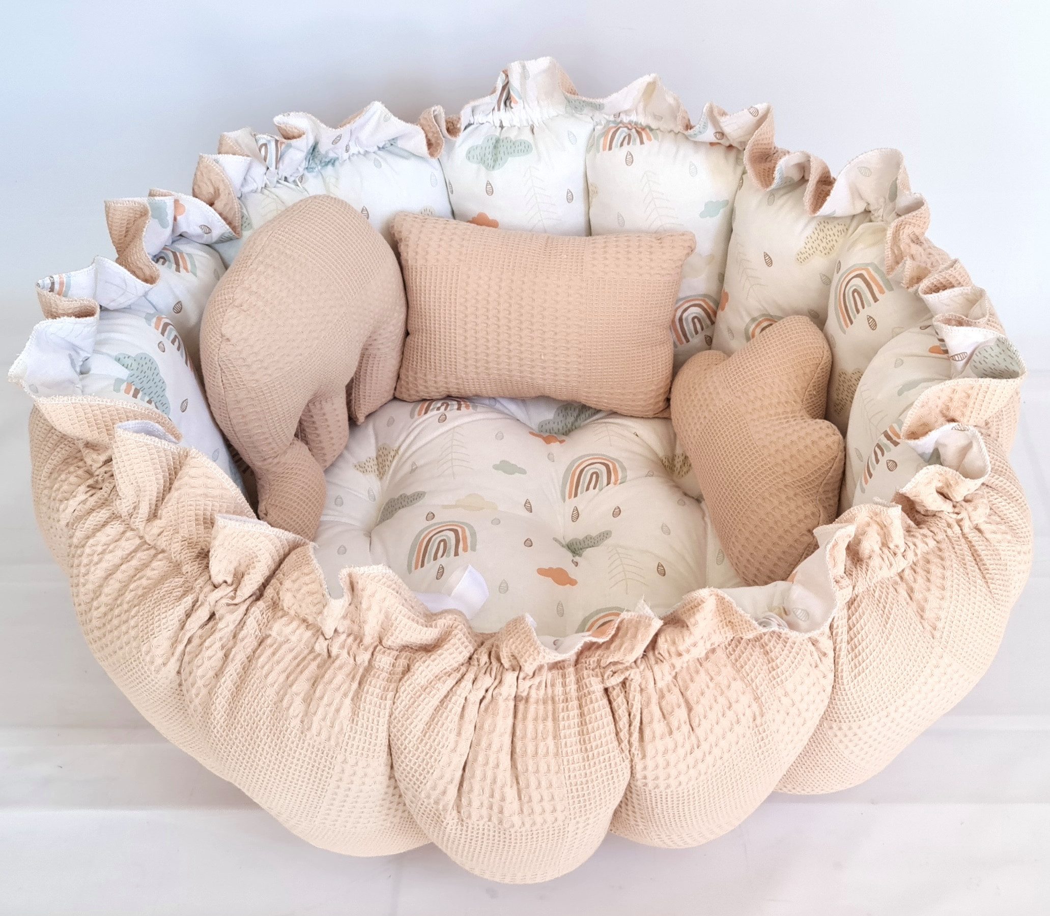 Baby Fancyroom Bettnestchen 2in1 Spielmatte Nestchen günstig online kaufen
