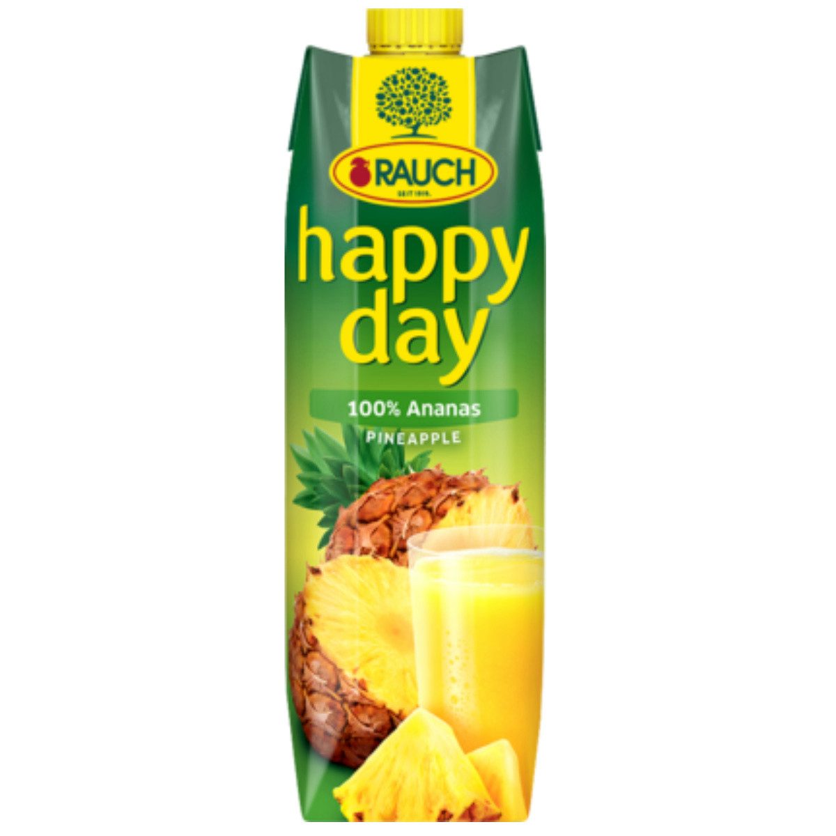Rauch Fruchtsäfte Saft, Rauch Happy Day Ananassaft aus Ananaskonzentrat Fruchtsaft 1000ml