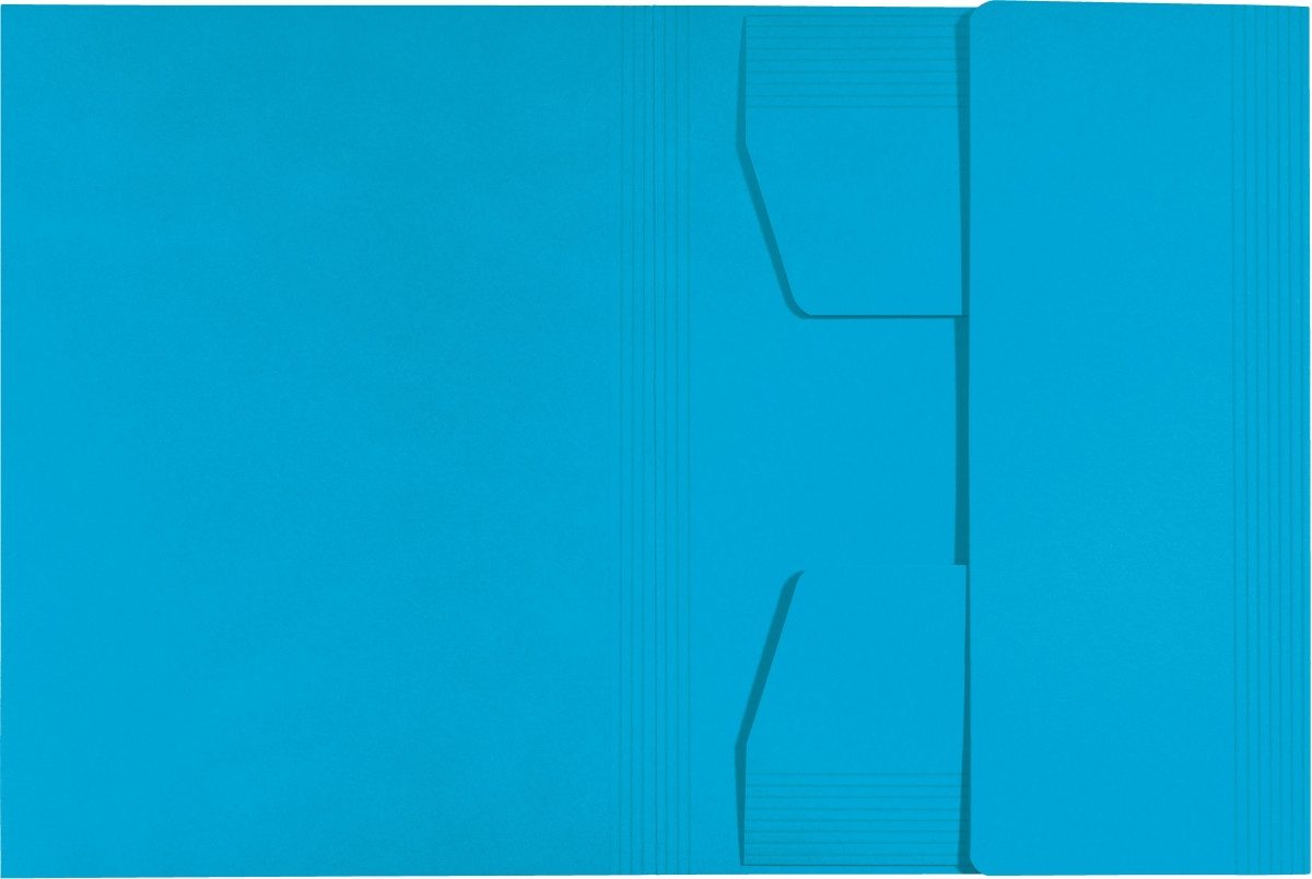 LEITZ Fächermappe Jurismappe Recycle A4 Karton blau