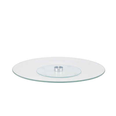 Neuetischkultur Kuchenplatte Kuchenplatte drehbar Tortenplatte, Glas, (1-tlg., 1 Kuchenplatte), Tortenplatte Sevierplatte drehbar