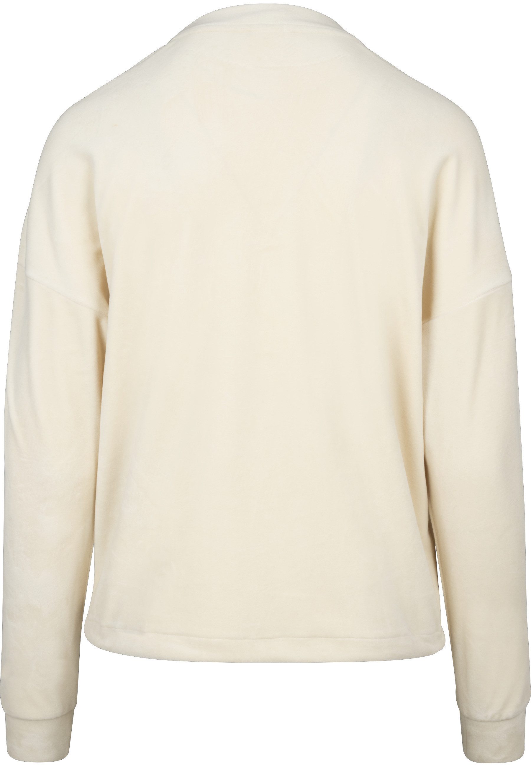 URBAN CLASSICS Sweatshirt Urban Classics Damen Ladies Oversized Velvet Crew (1-tlg)