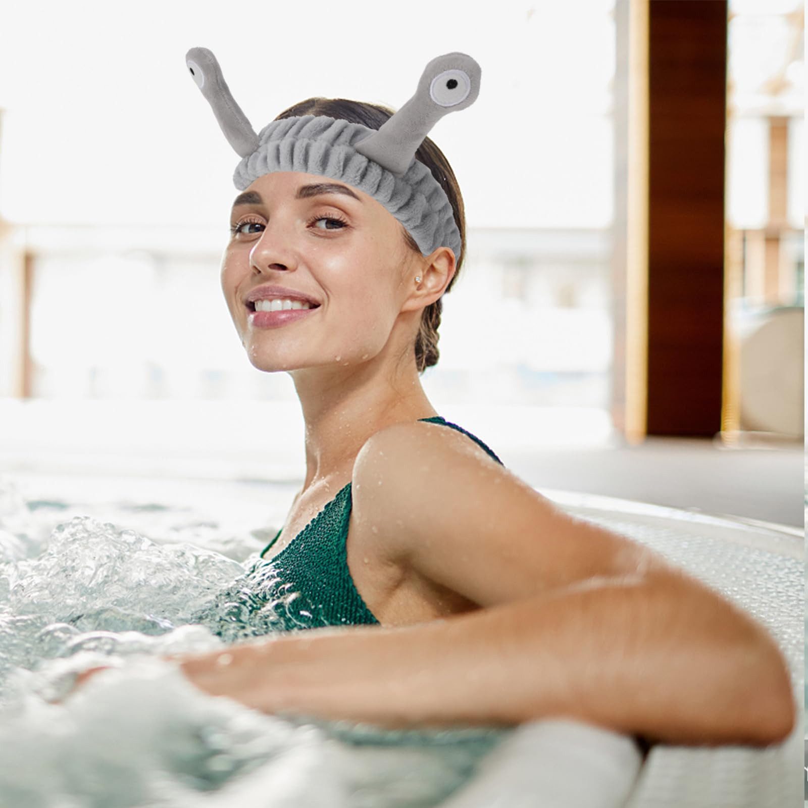 Coonoor Haargummi Korallen Fleece Elastisches Stirnband Palm Schnecken Spa günstig online kaufen