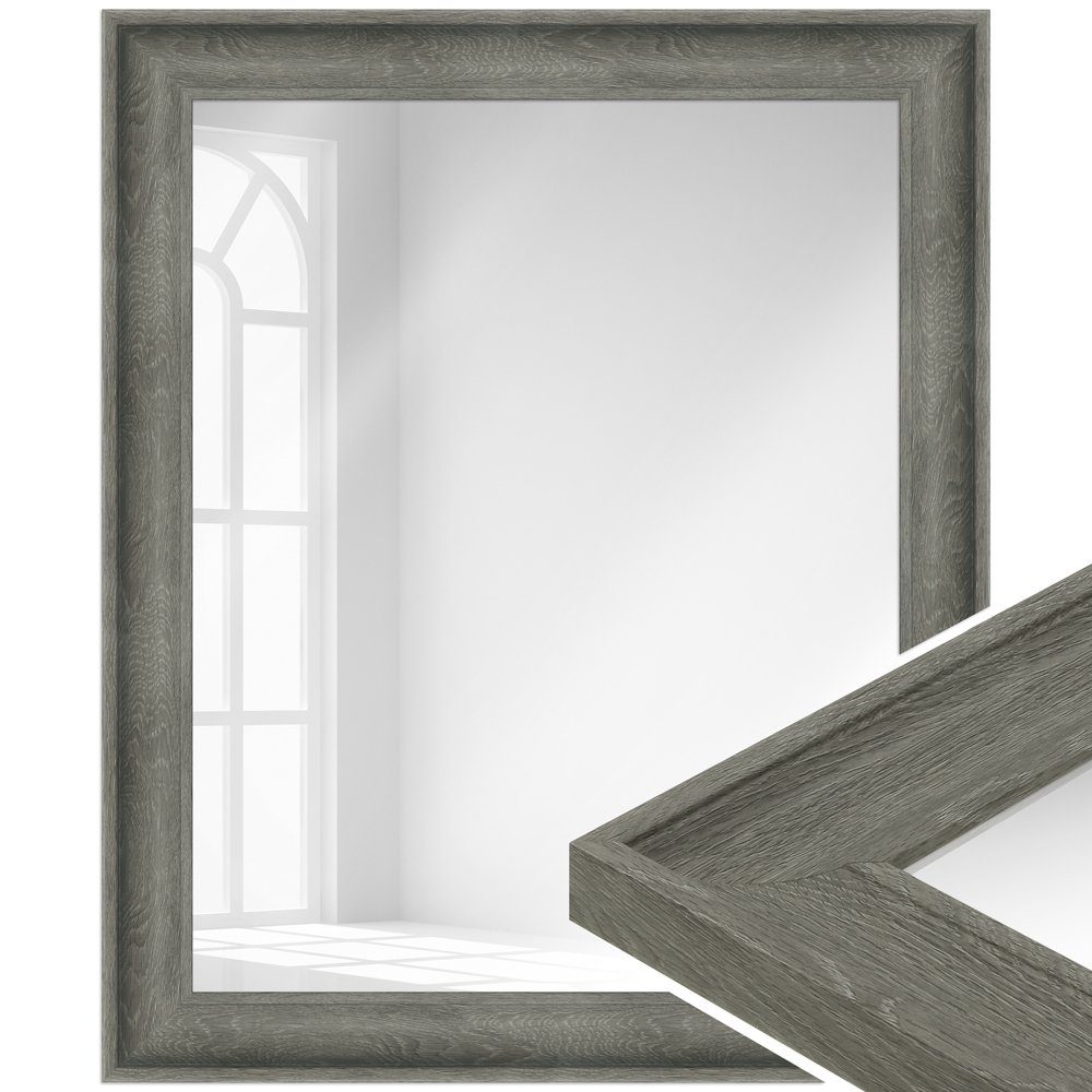 WANDStyle Wandspiegel H230, Graubraun, aus Kunststoff günstig online kaufen