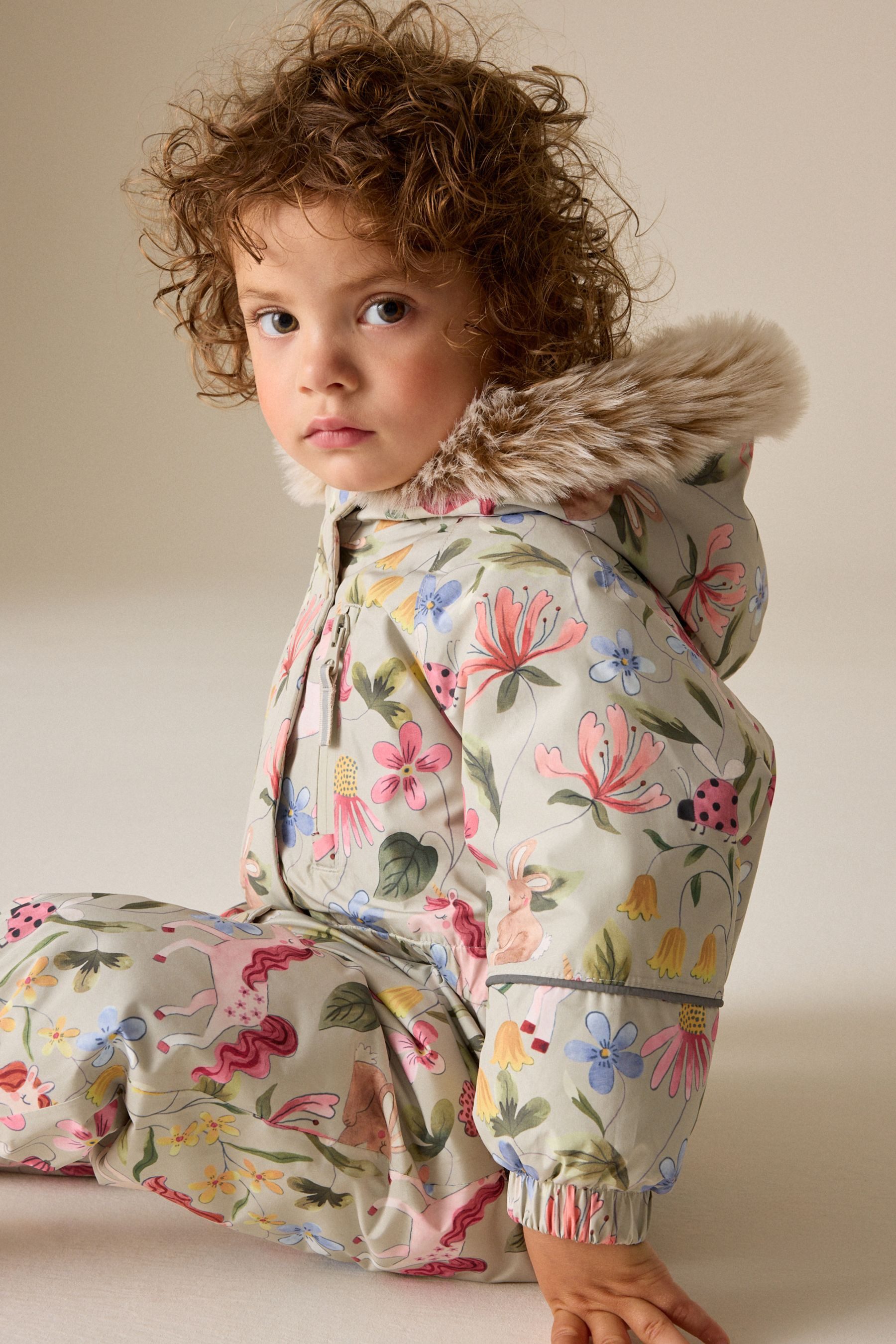 Next Schneeoverall Wasserdichter gemusterter Schneeanzug (1-tlg) – Bild 5 von 5