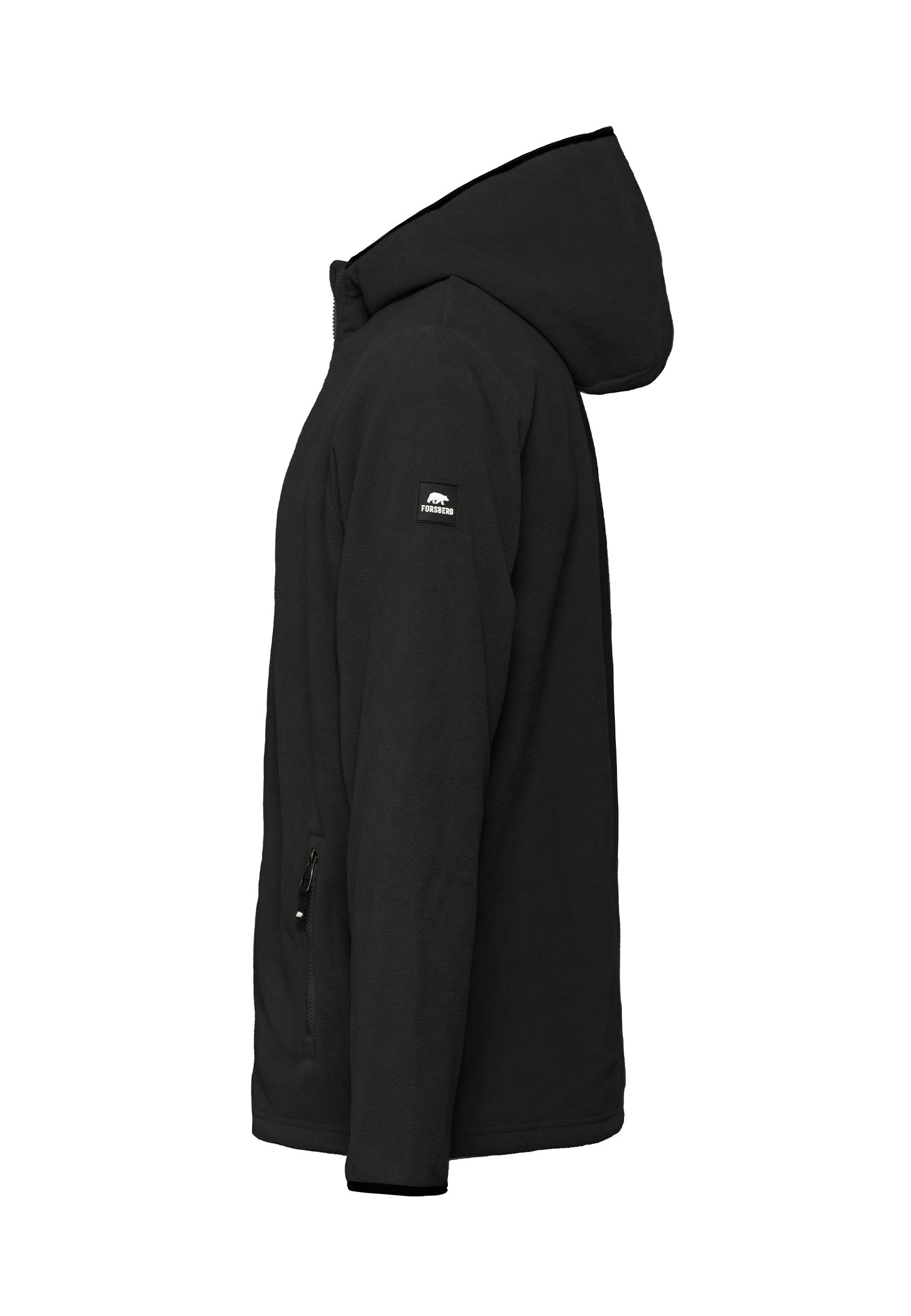 FORSBERG Sweatshirt Dicker Fleece Hoodie Zipper