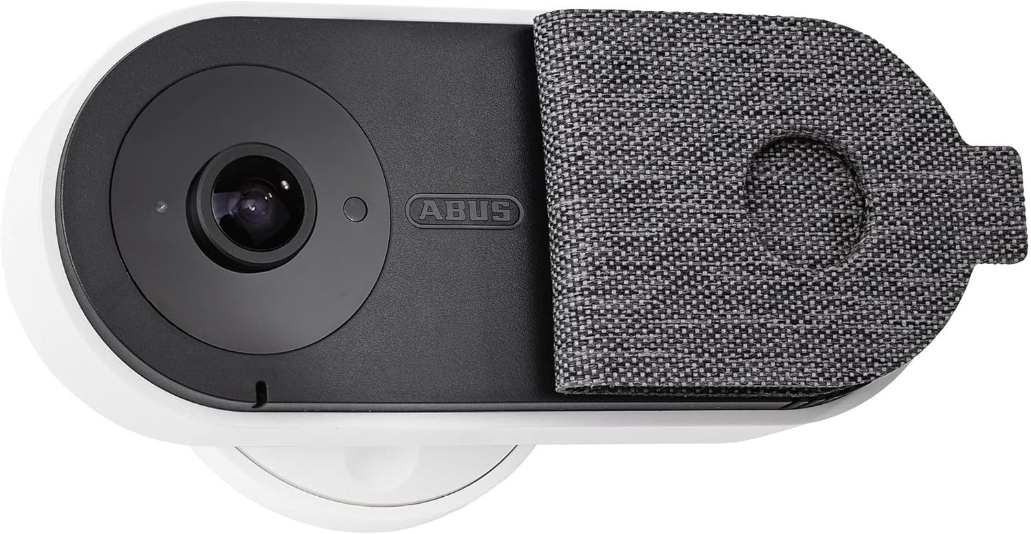 ABUS Überwachungskamera PPIC31020 WLAN Privacy Innen-Kamera mit Privatsphäre-Modus, 1 Stück (Überwachungskamera mit 180-Grad-Blickwinkel, Bewegungserkennung, App)