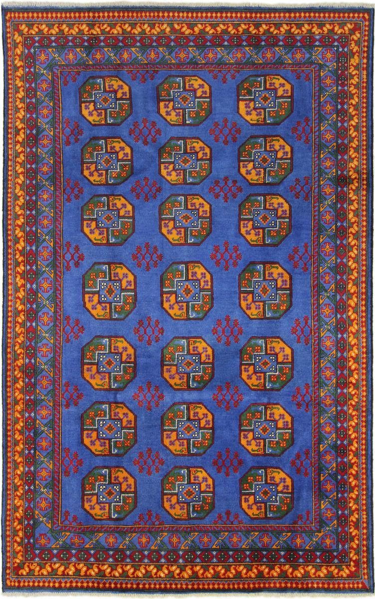 Orientteppich Afghan Akhche 192x306 Handgeknüpfter Orientteppich, Nain Trading, rechteckig, Höhe: 6 mm