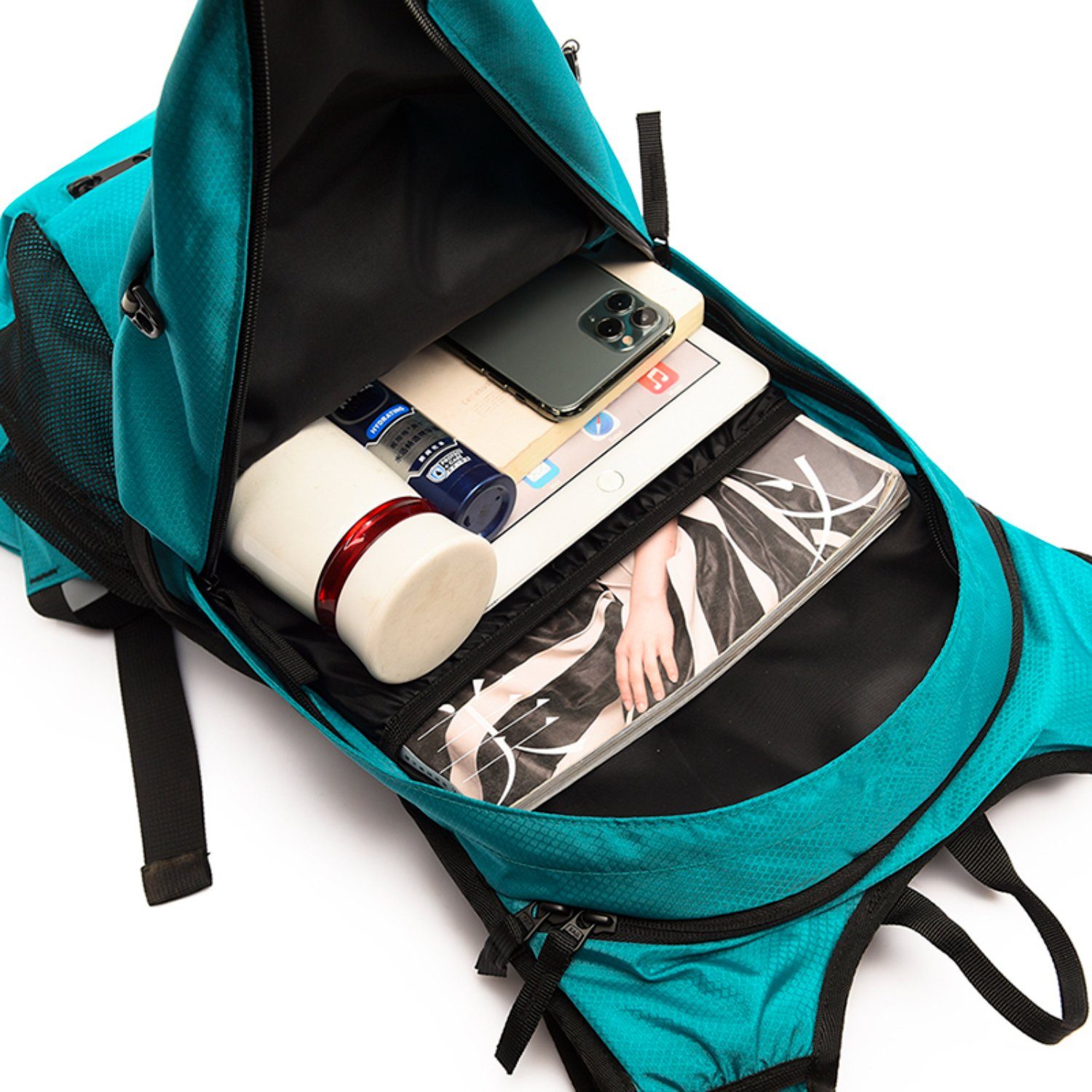 Wanderrucksack, Grün Reisetasche Tagesrucksack für Camping G4Free