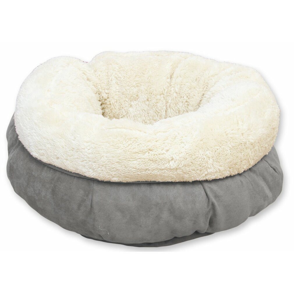 all for paws Tierbett AFP Lambswool Donut Bed Grau
