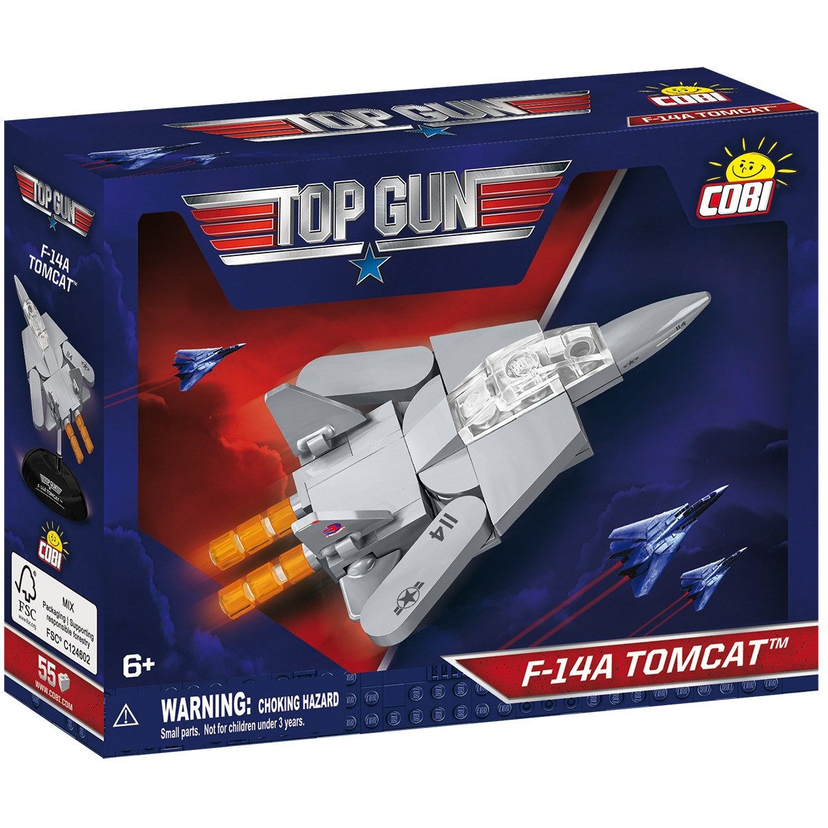 COBI Salz- / Pfefferstreuer Bausatz Flugzeug F-14 Tomcat 1:300