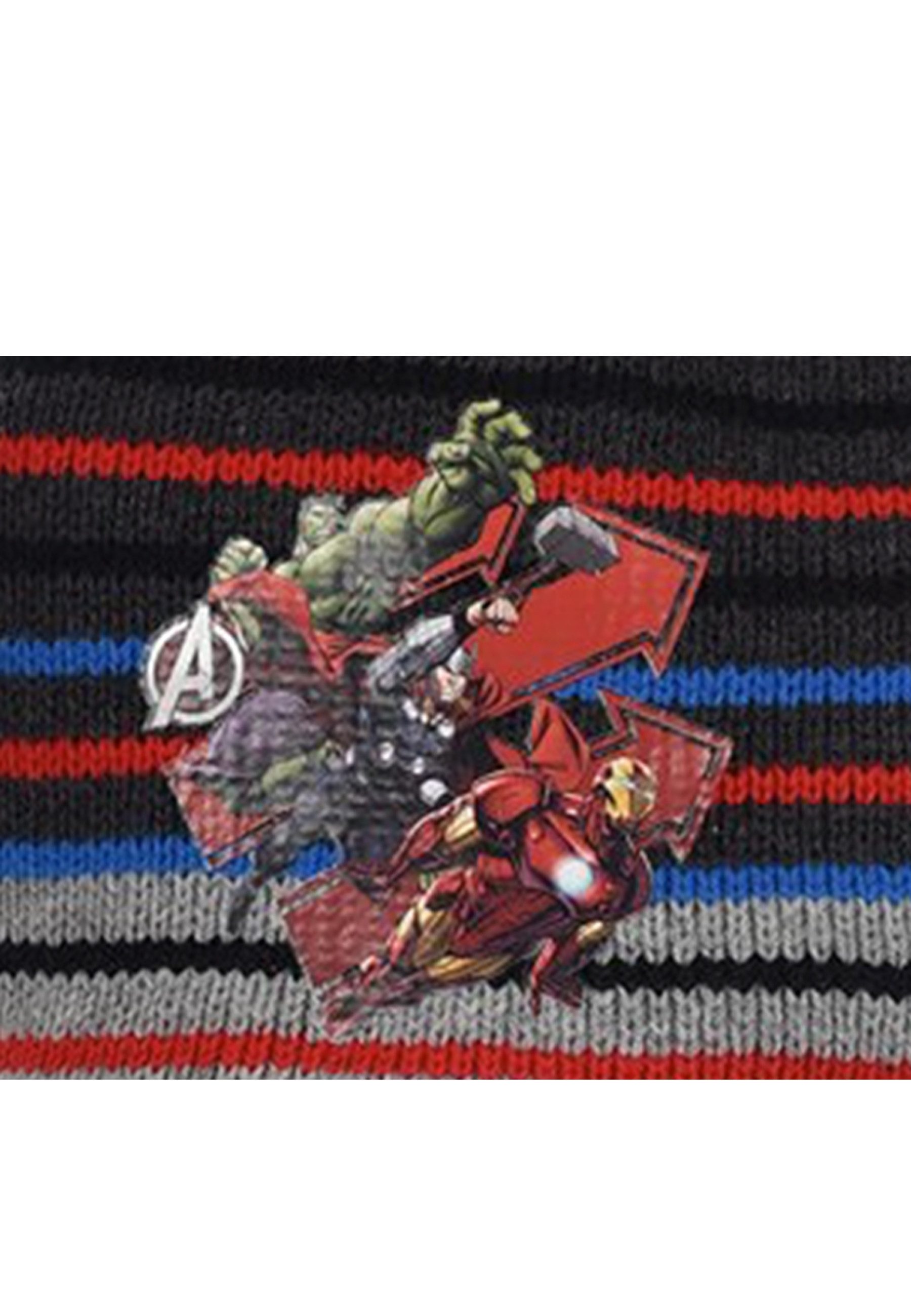 The AVENGERS Strickmütze Iron Man, Hulk, Thor, Captain America Kinder Jungen Winter-Mütze