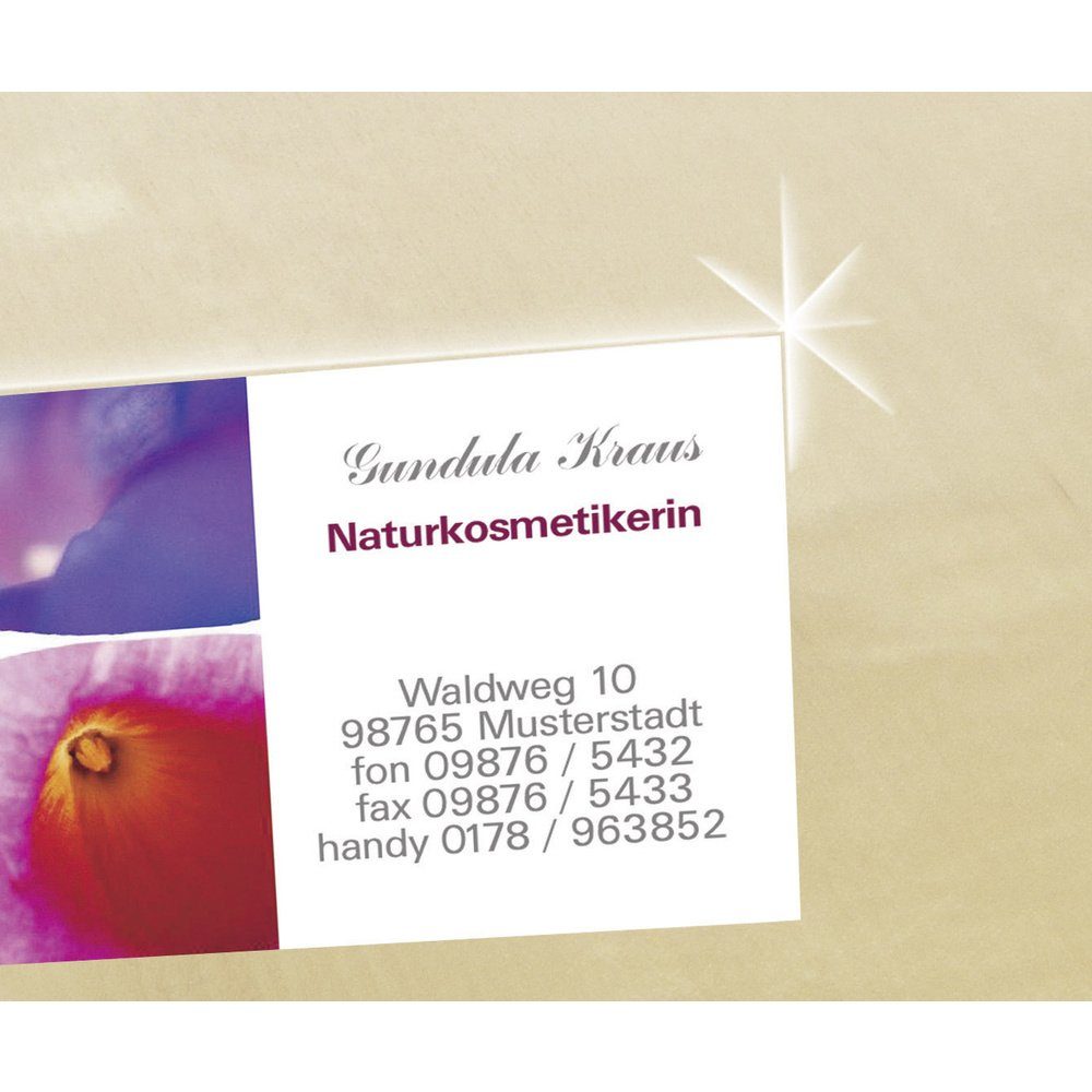 Thumbnail - Avery Zweckform Visitenkarten Avery-Zweckform C32026-25 Bedruckbare Visitenkarten, glatte Kanten 85