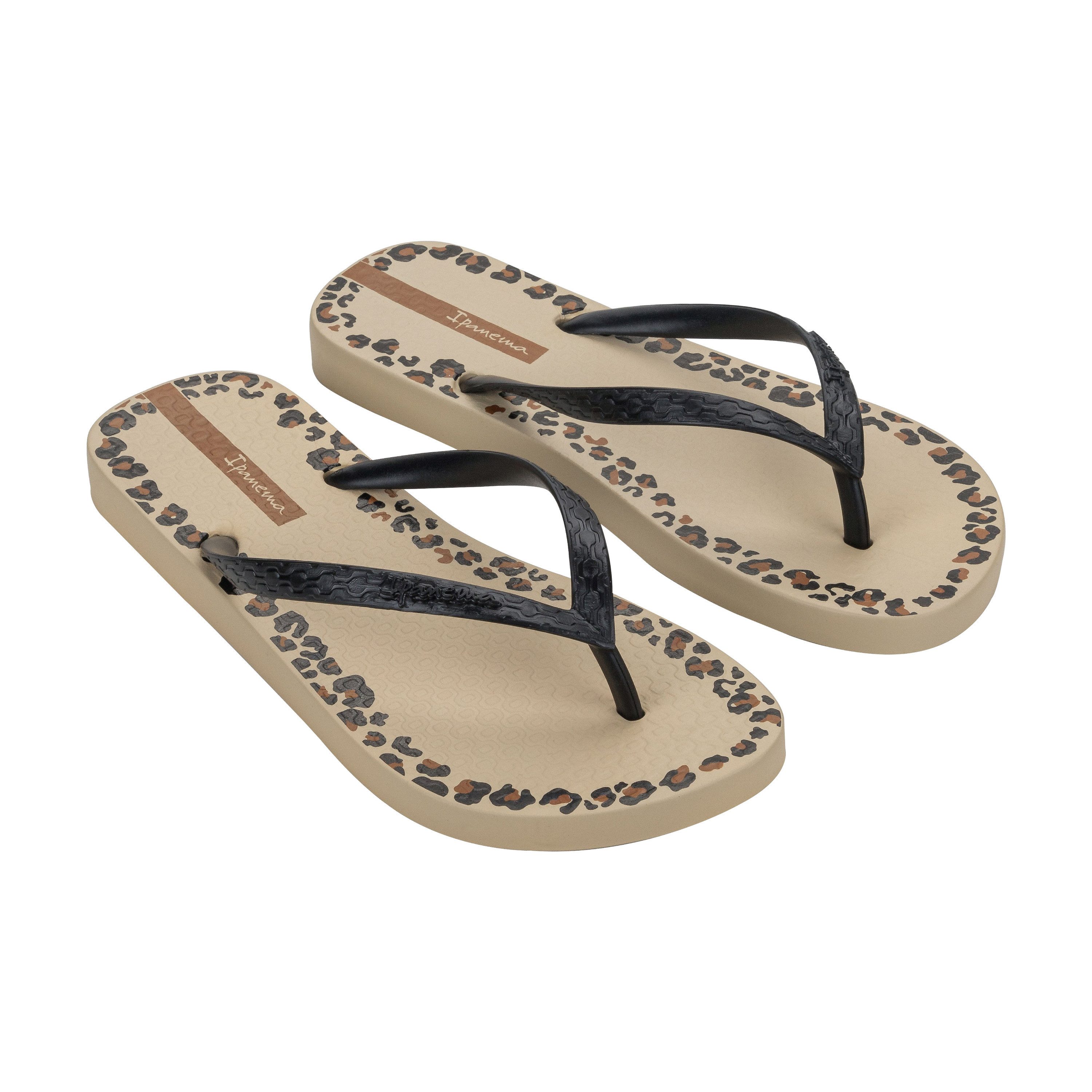 Ipanema IPANEMA DAY FEM - Zehentrenner / Flip Flop Zehentrenner Flip Flop mit Leoparden-Print - wasserfest - rutschfest