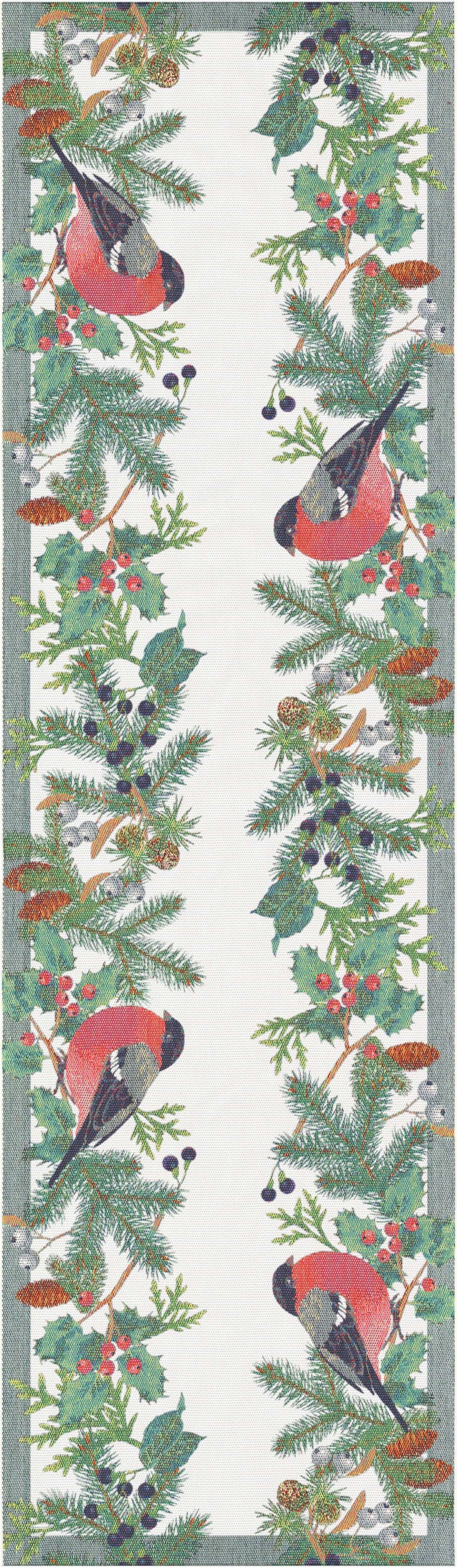 EKELUND MASTER WEAVERS 1692 Tischläufer Domherre 35x80 cm, Pixel gewebt (6-farbig)