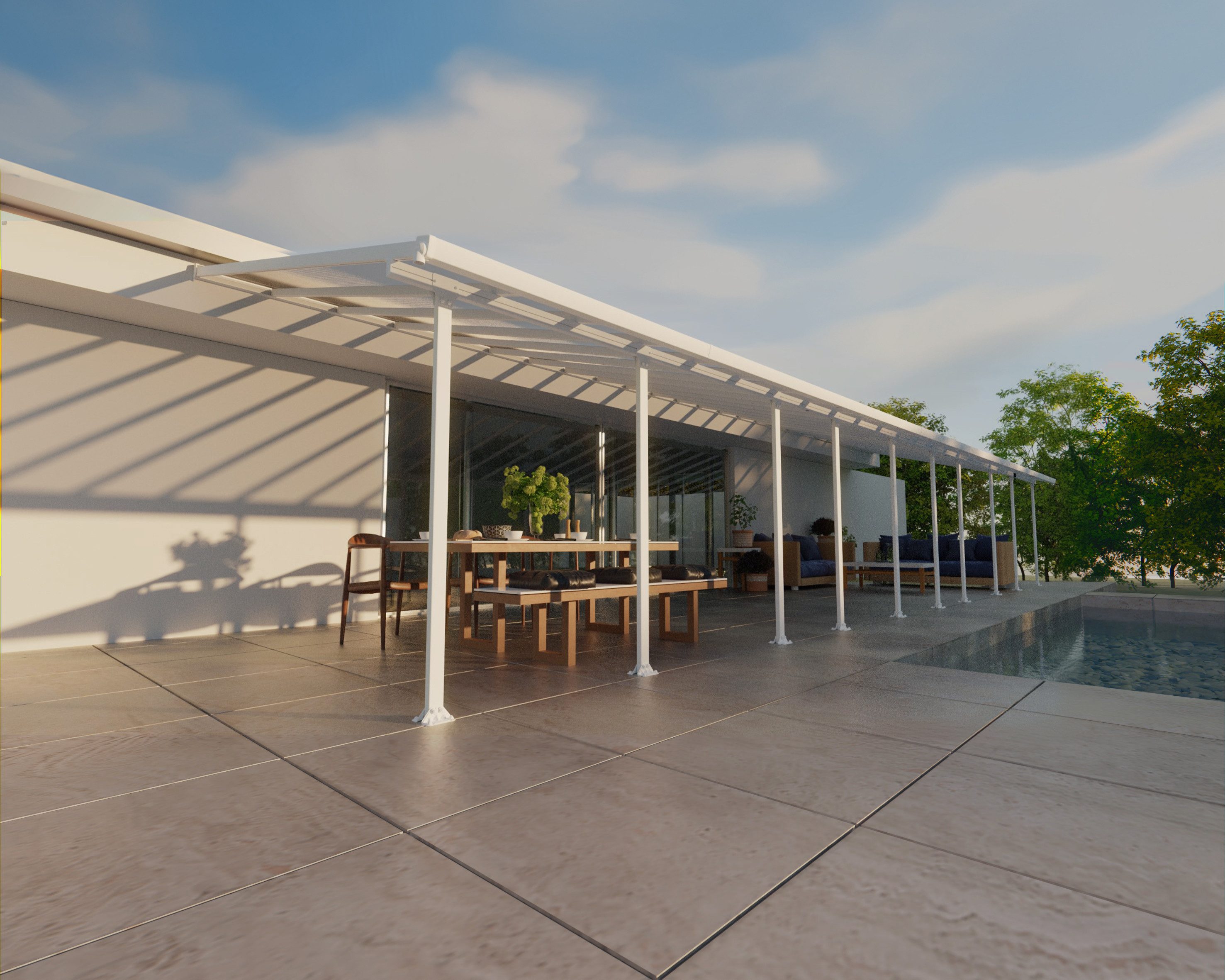 Terrassendach Feria Alu Terrassenüberdachung