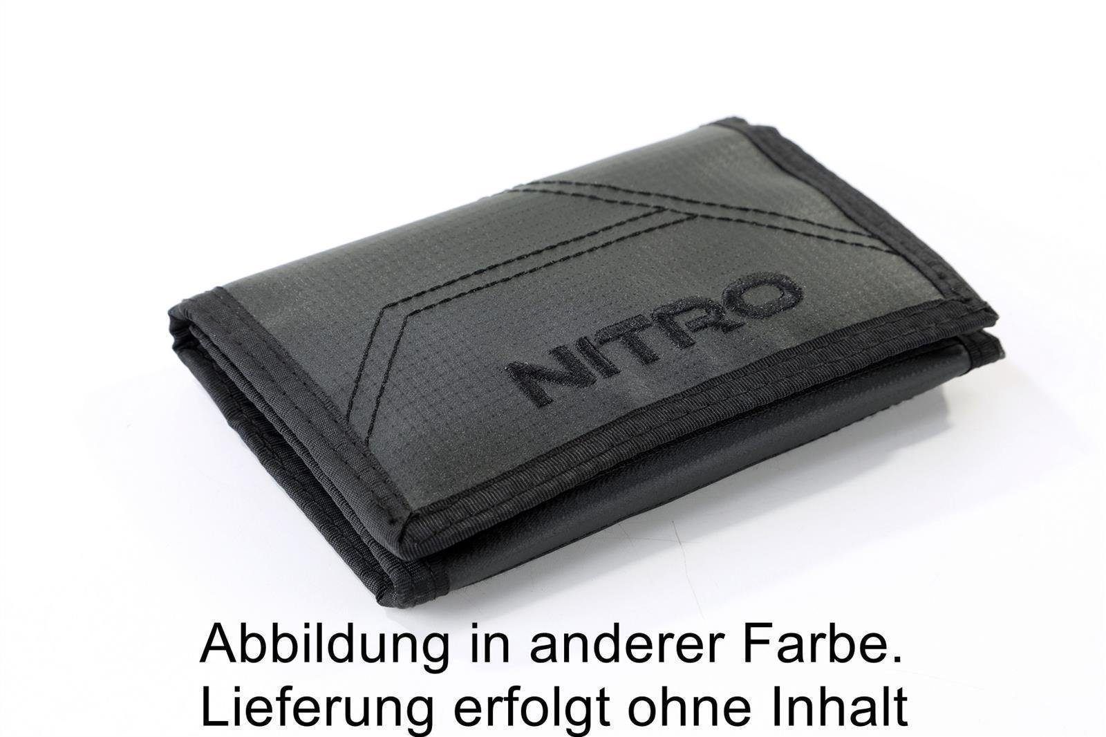 NITRO Geldbörse Klarsichtfach Klettverschlussbörse WALLET FRAGMENTS BLUE
