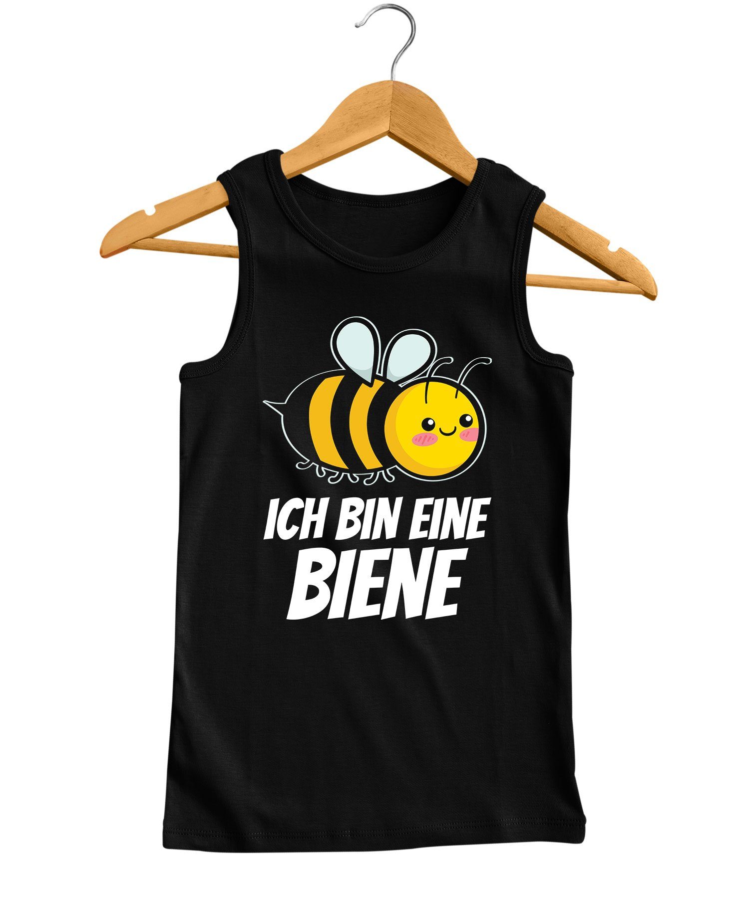 Quattro Formatee Herren Biene Ich bin Achselhemd Imker (1-St) Honig Tank-Top Süß eine