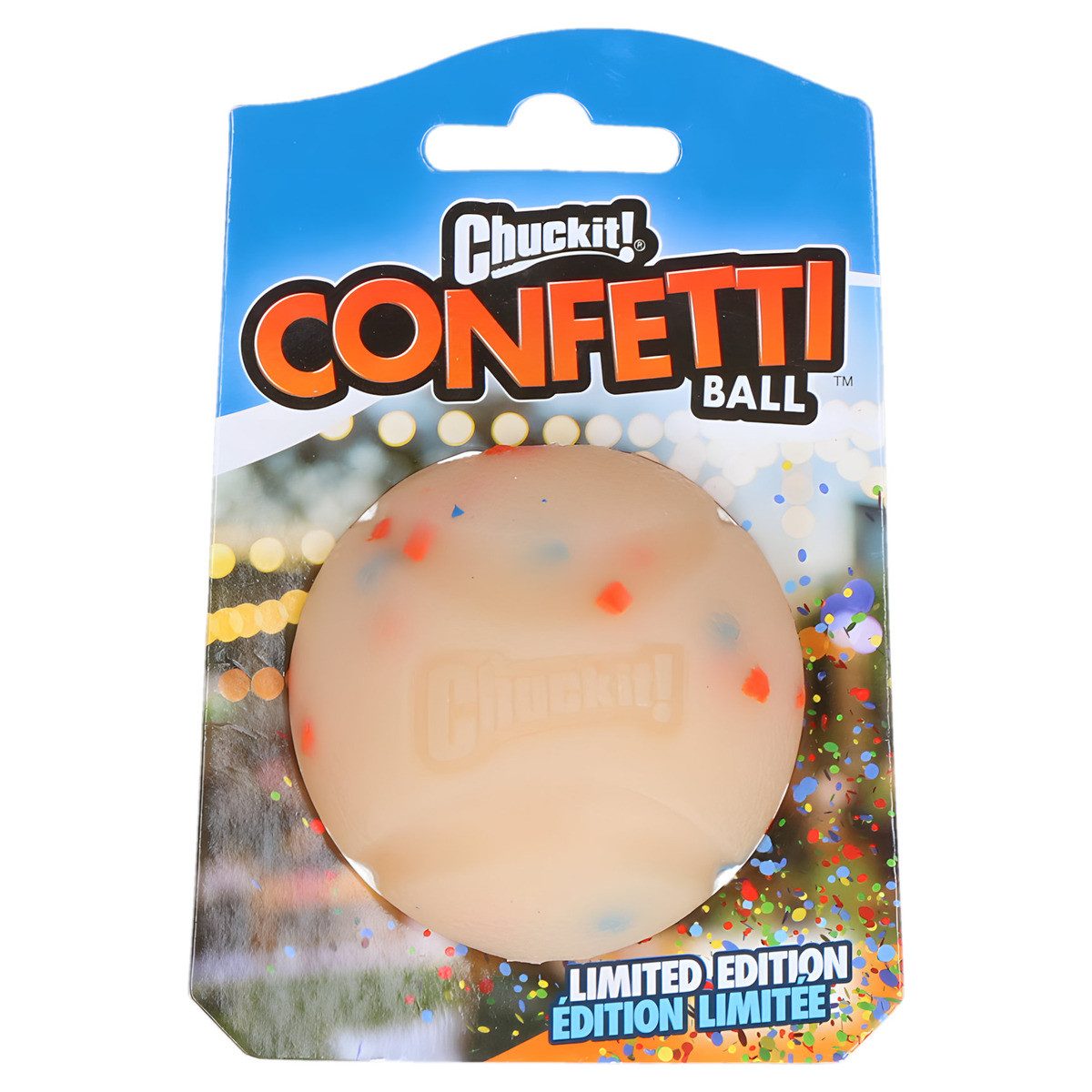 Tierball Hundespielzeug Confetti Ball