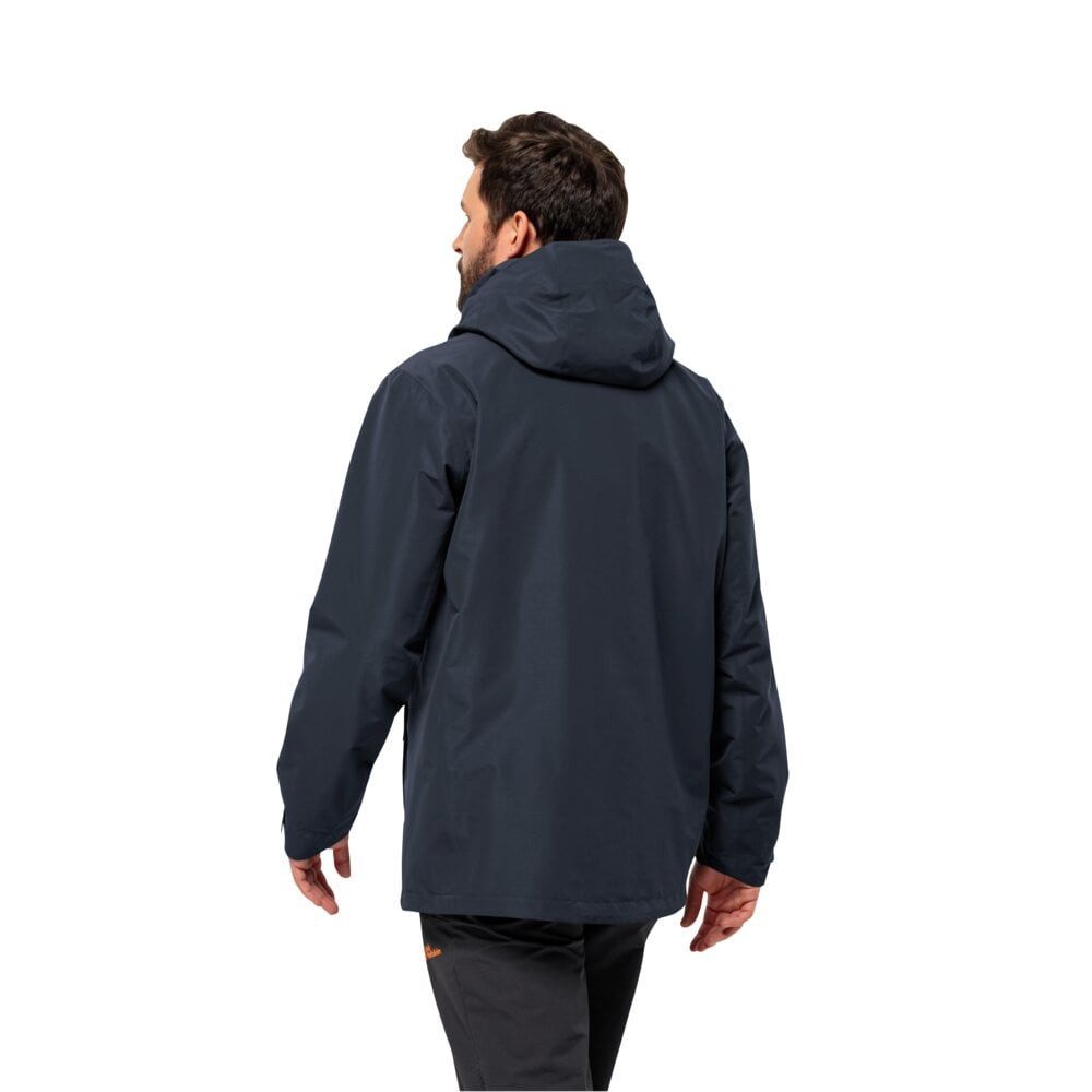 Jack Wolfskin Regenjacke Fernblick 2-Lagen (Wetterschutzjacke, wasserdicht, winddicht)