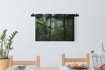 MuchoWow Wanddekoobjekt Regenwald - Tropisch - Dschungel - Bäume - Pflanzen, Wanddeko für Wohnzimmer, Schlafzimmer, Kleid, Wandbehang, Kinderzimmer