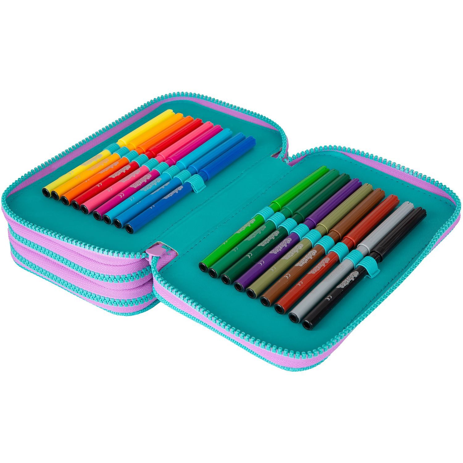 CoolPack Federmäppchen Etui JUMPER 3 Gradient Blueberry