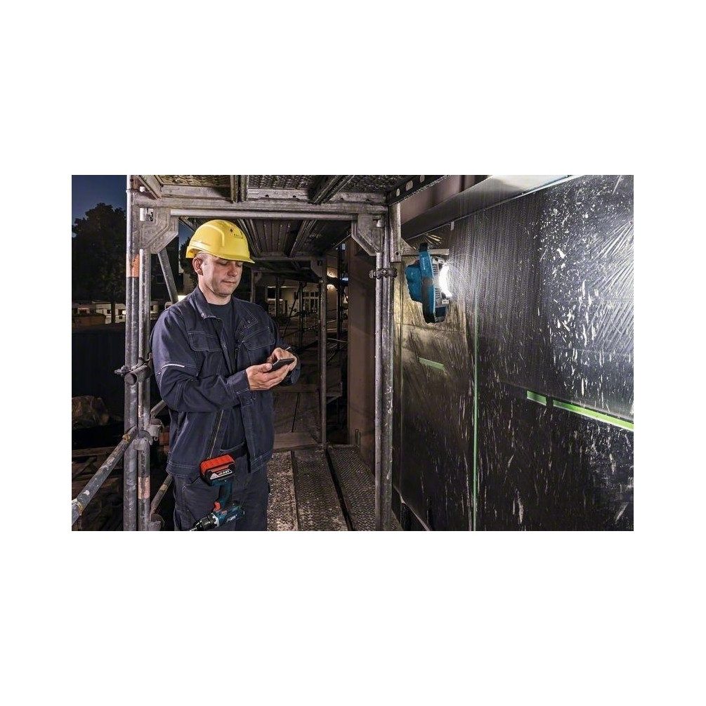 BOSCH Arbeitsleuchte Akku-Lampe GLI 18V-2200 C Professional Baustrahler, LED fest integriert, Neutralweiß