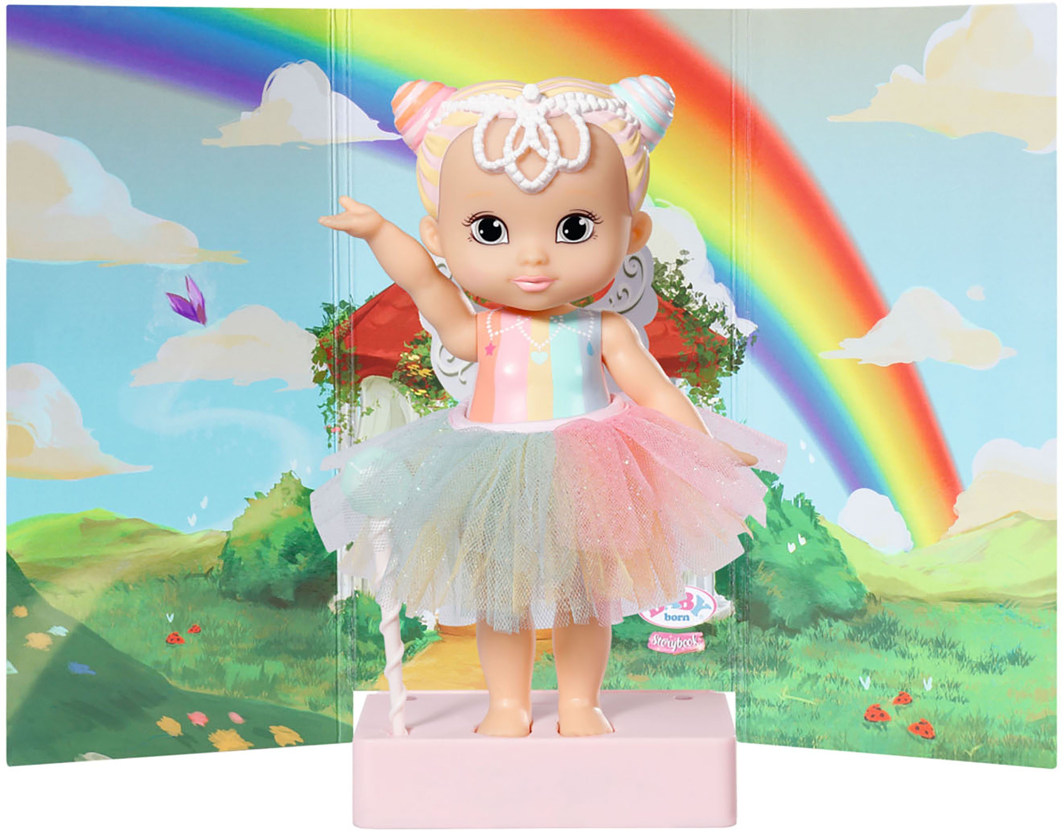 Baby Born Stehpuppe Storybook 18 mit Fairy cm, Rainbow, Lichteffekten