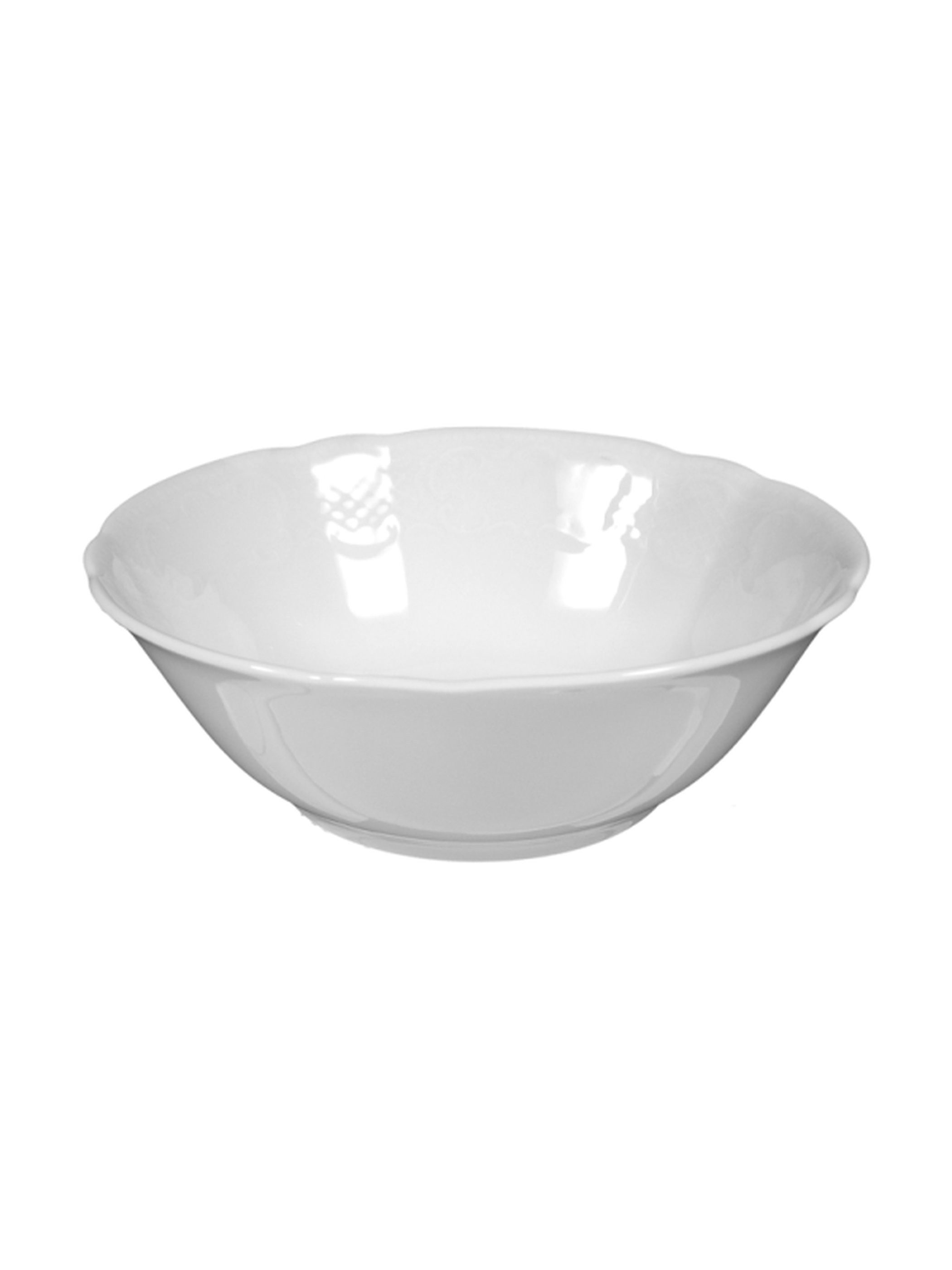 Seltmann Weiden Schale Salzburg weiß Salat rund 1602921, Porzellan