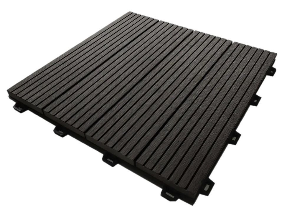 Trend Line Holzfliesen TrendLine Klickfliese WPC 30 x 30 x 2,1 cm