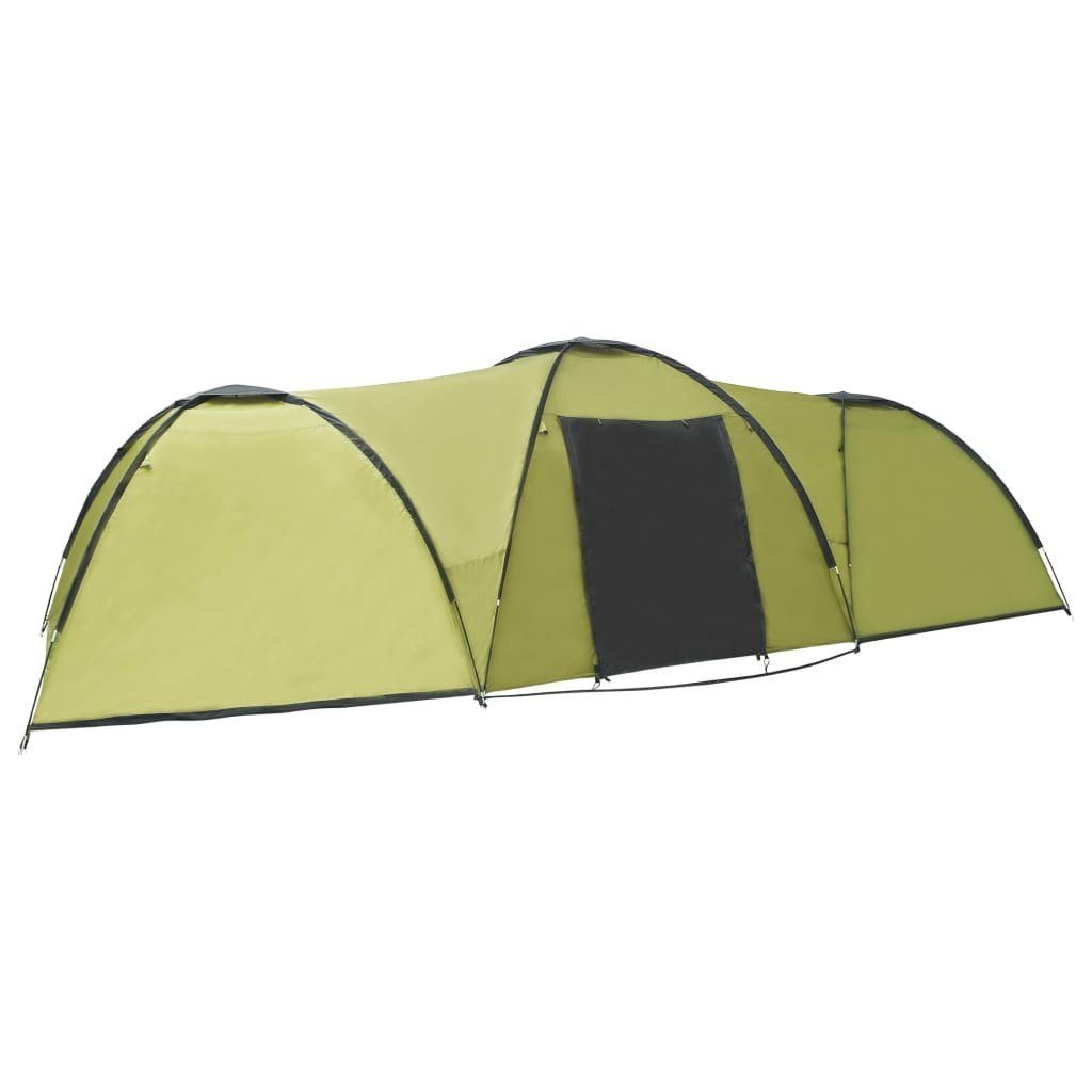 DOTMALL Kuppelzelt Camping-Zelt für 8 Personen,Familienzelt Stehhöhe 1900mm Grün