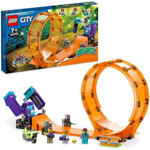 LEGO® Konstruktionsspielsteine Schimpansen-Stuntlooping (60338), LEGO® City Stuntz, (226 St)