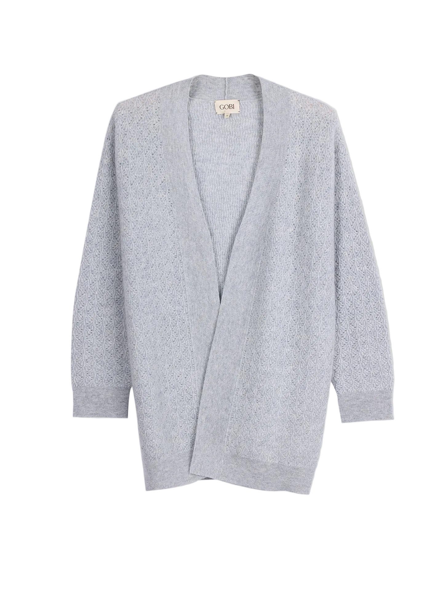 Cardigan Ajour-Strick Kaschmir-Cardigan